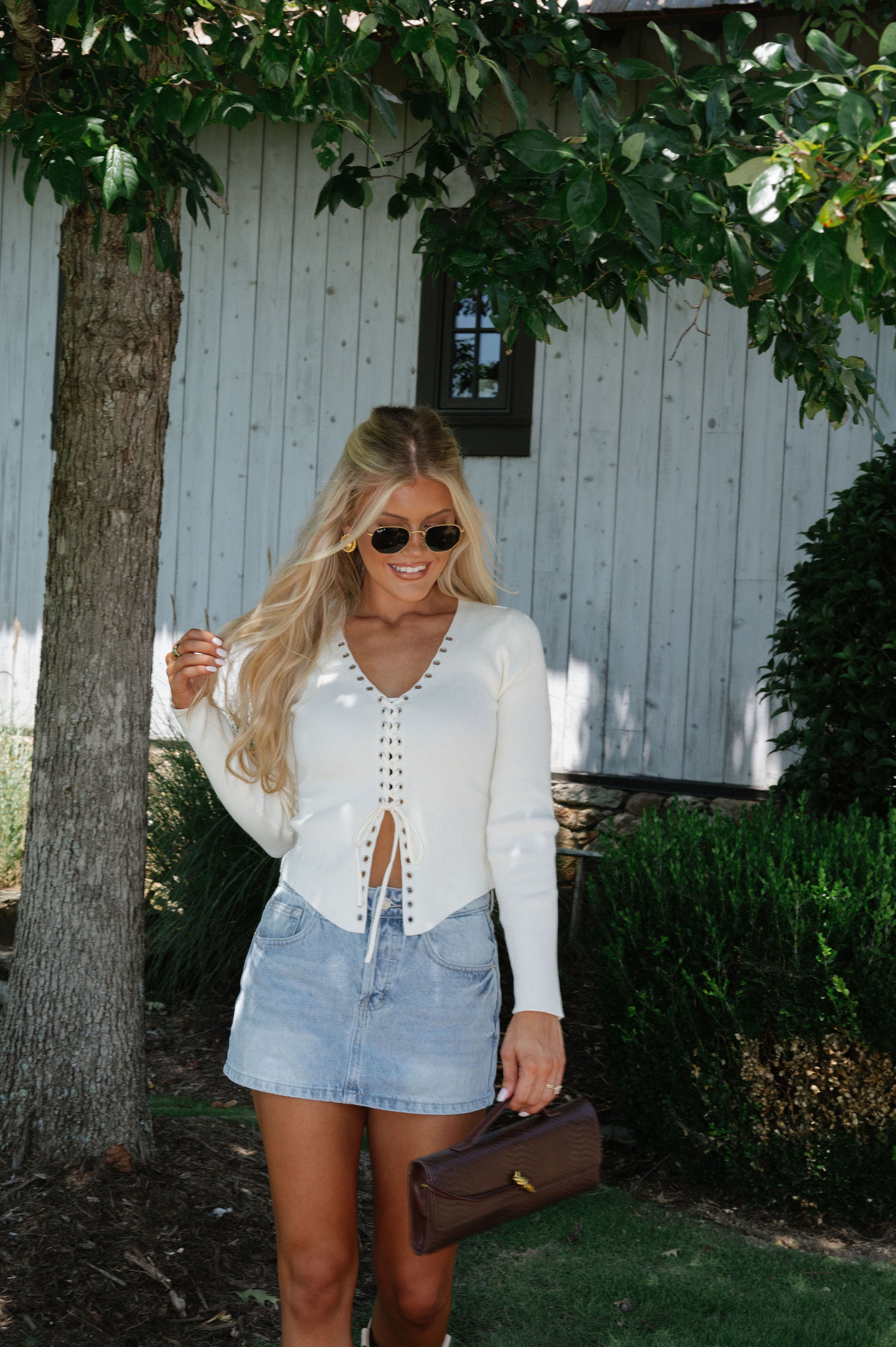 Ralph Mini Skort-Light Denim