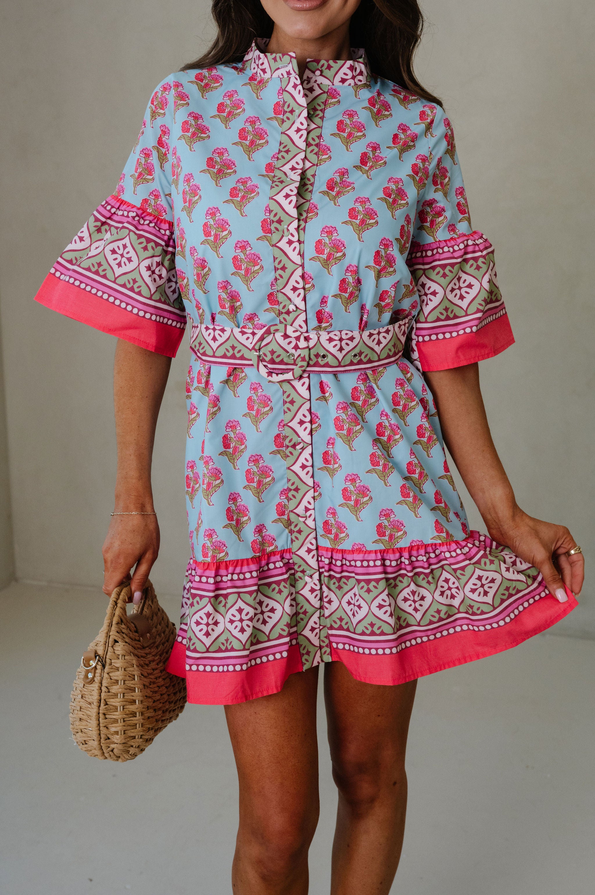 Addie Mini Dress-Multi