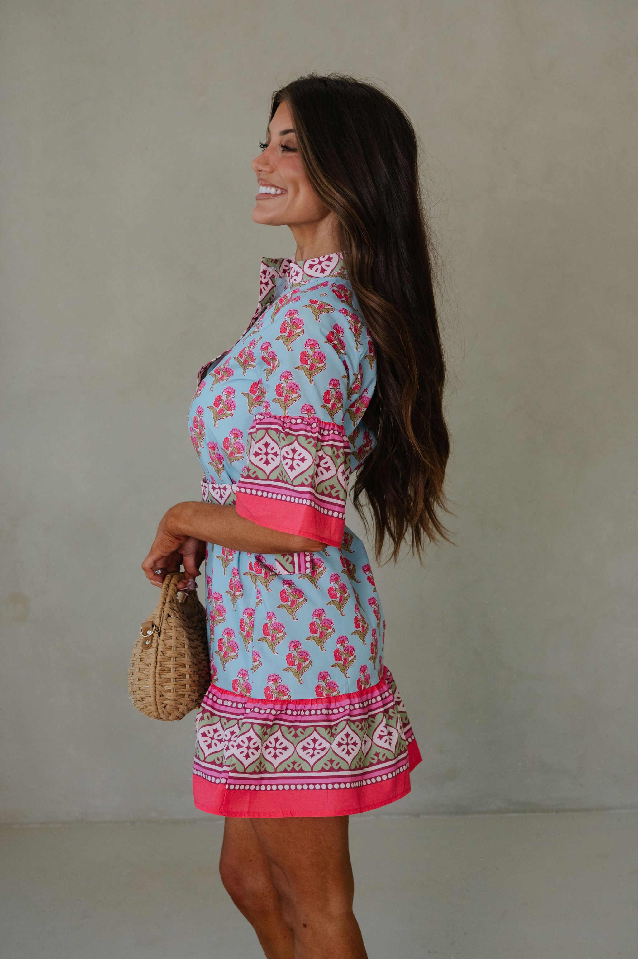 Addie Mini Dress-Multi