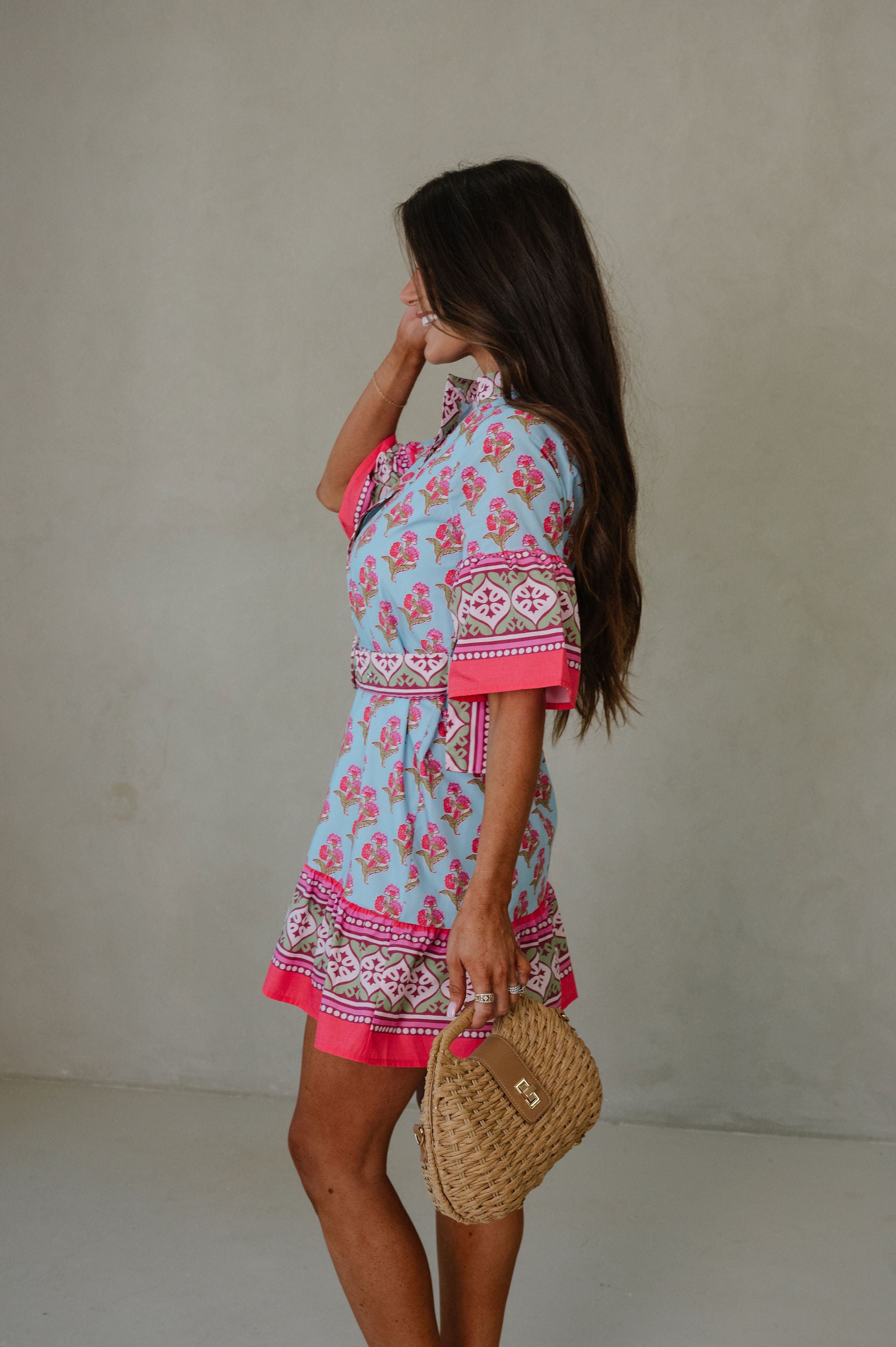 Addie Mini Dress-Multi