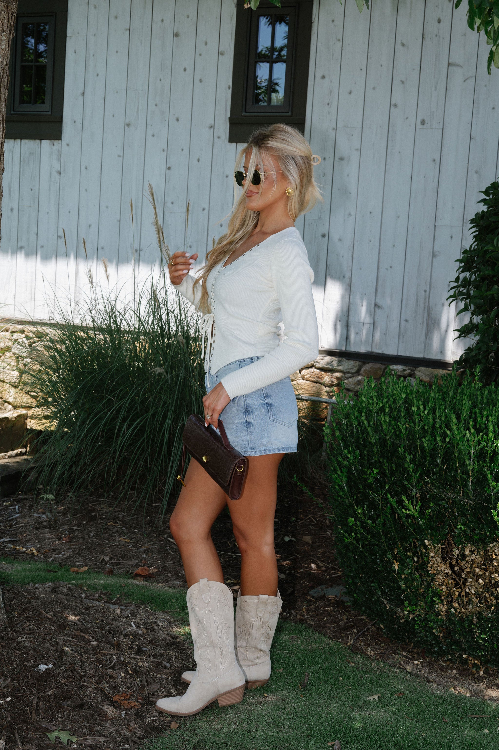 Ralph Mini Skort-Light Denim
