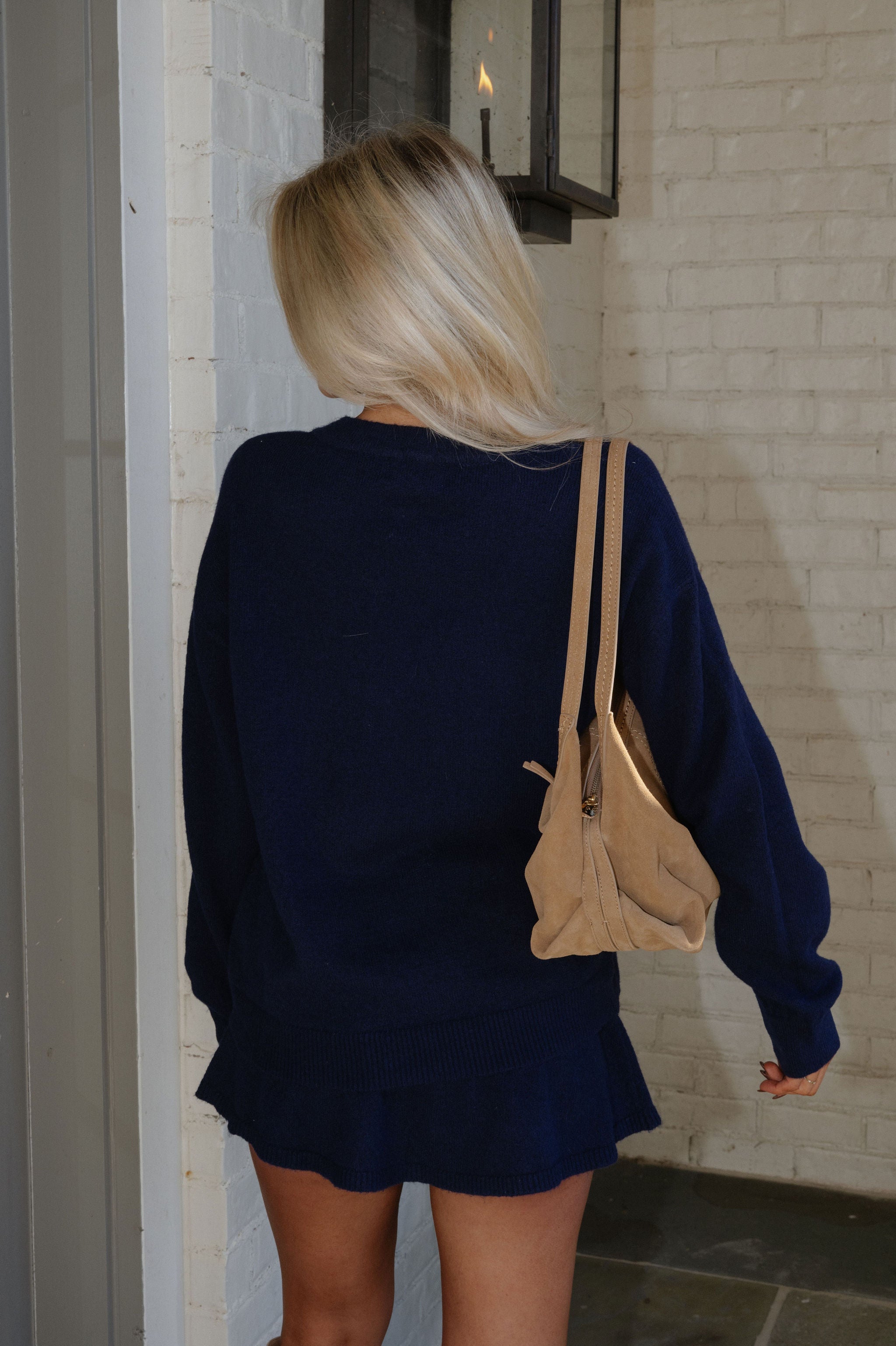 Rylee Sweater Set-Navy