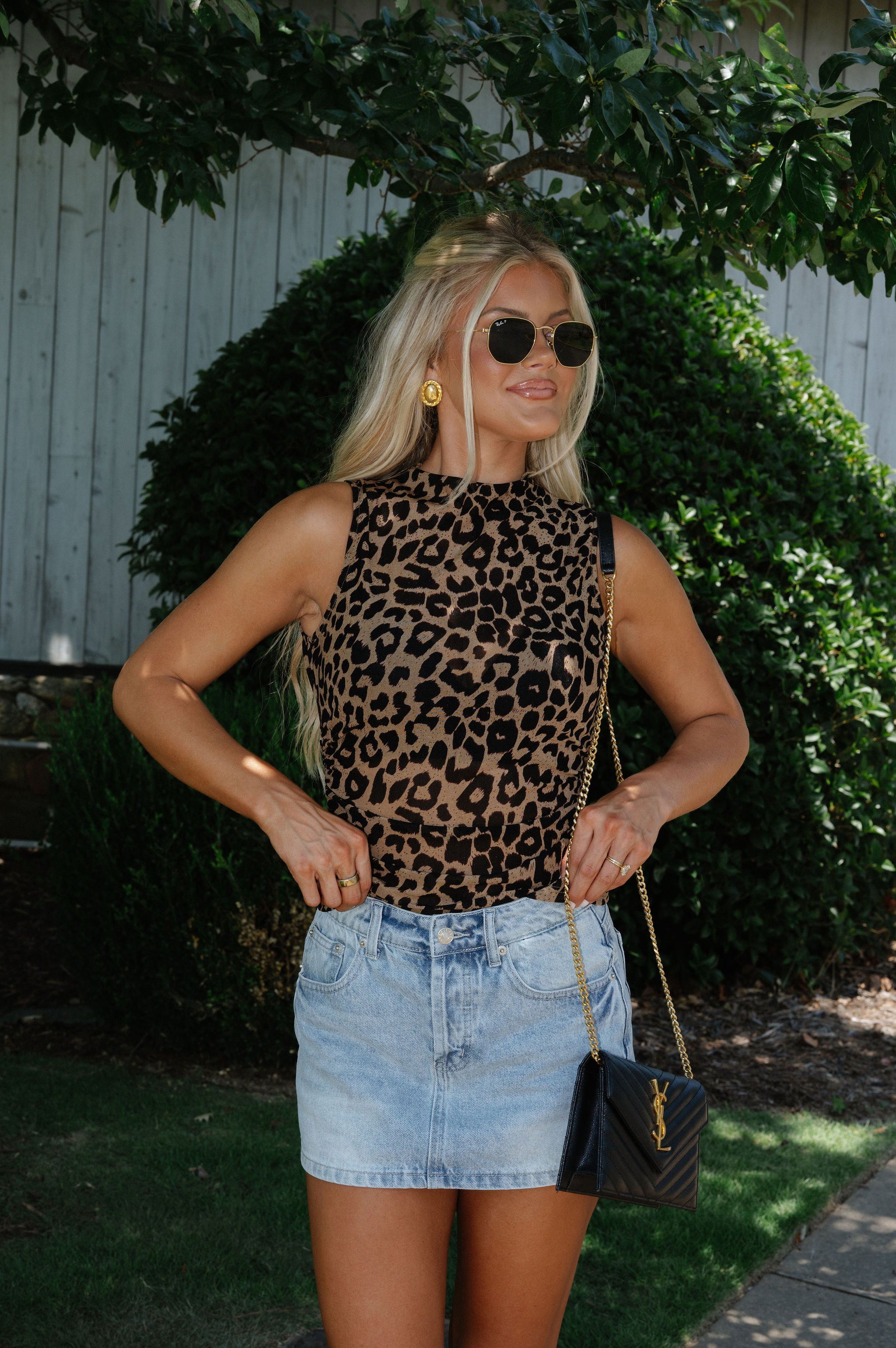 Carrie Top-Taupe/Black
