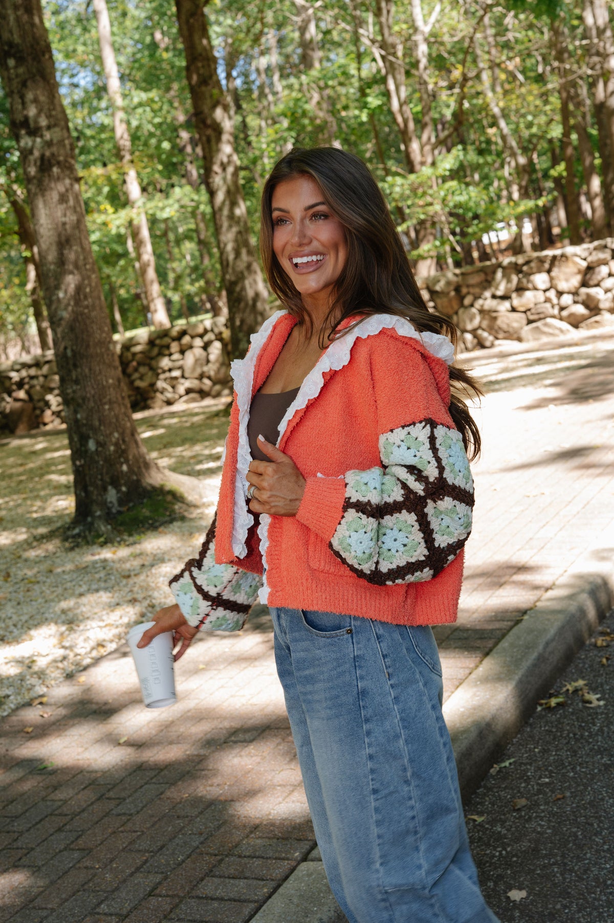 Charlie Cardigan- Orange