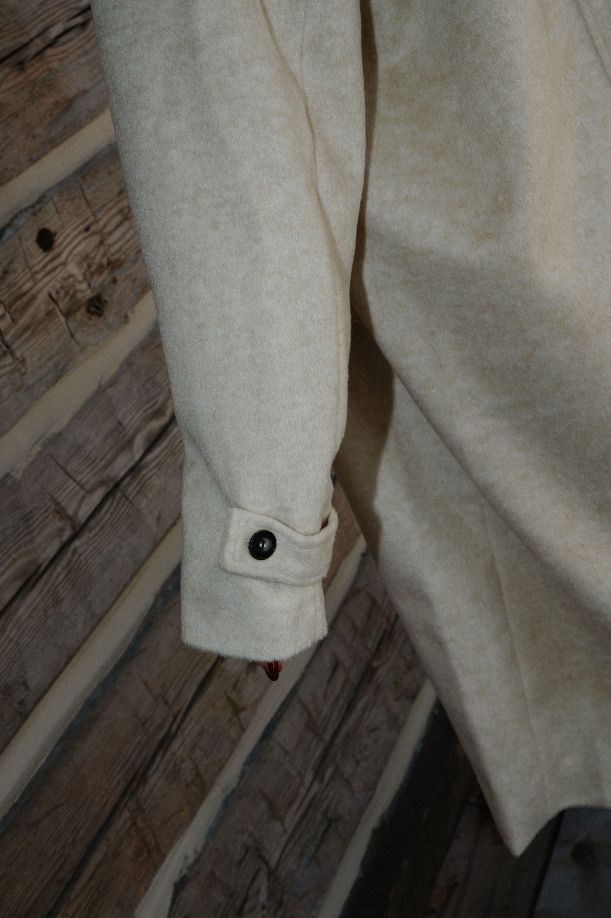 Andria Wool Coat-Cream