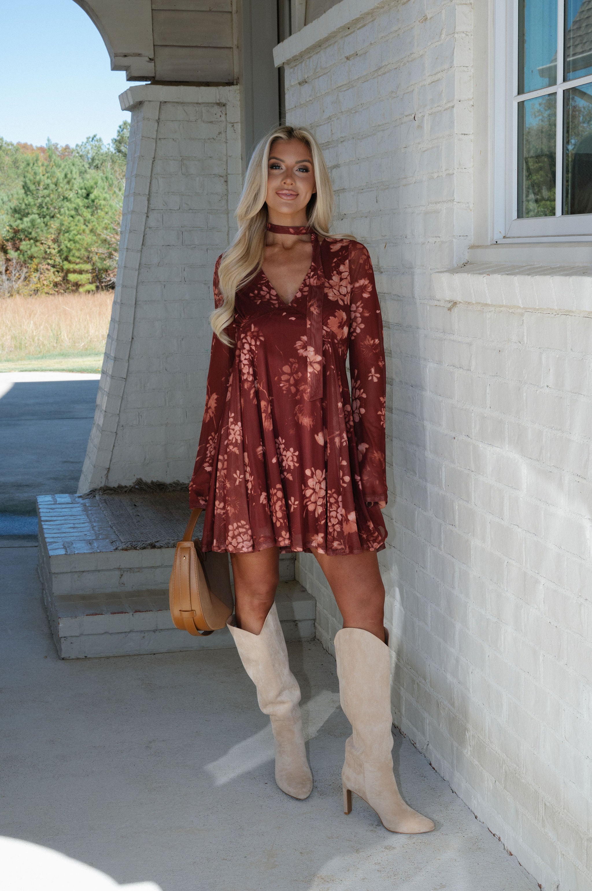 Porter Dress-Cinnamon