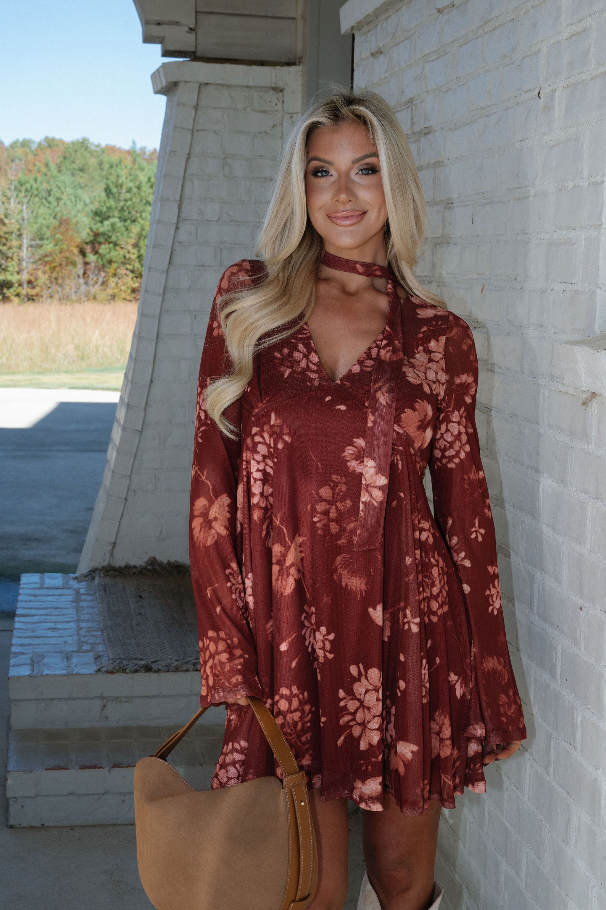 Porter Dress-Cinnamon