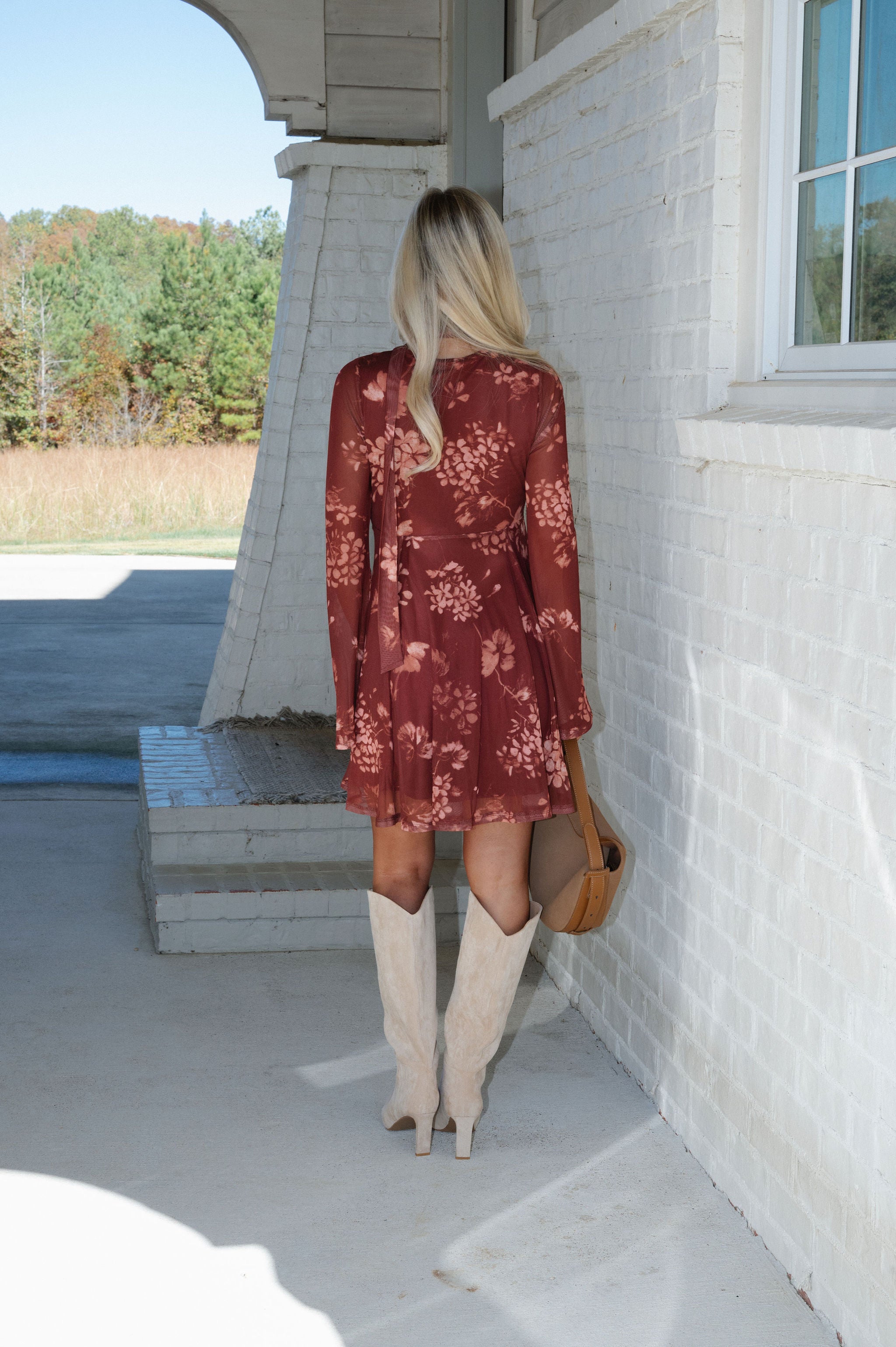 Porter Dress-Cinnamon