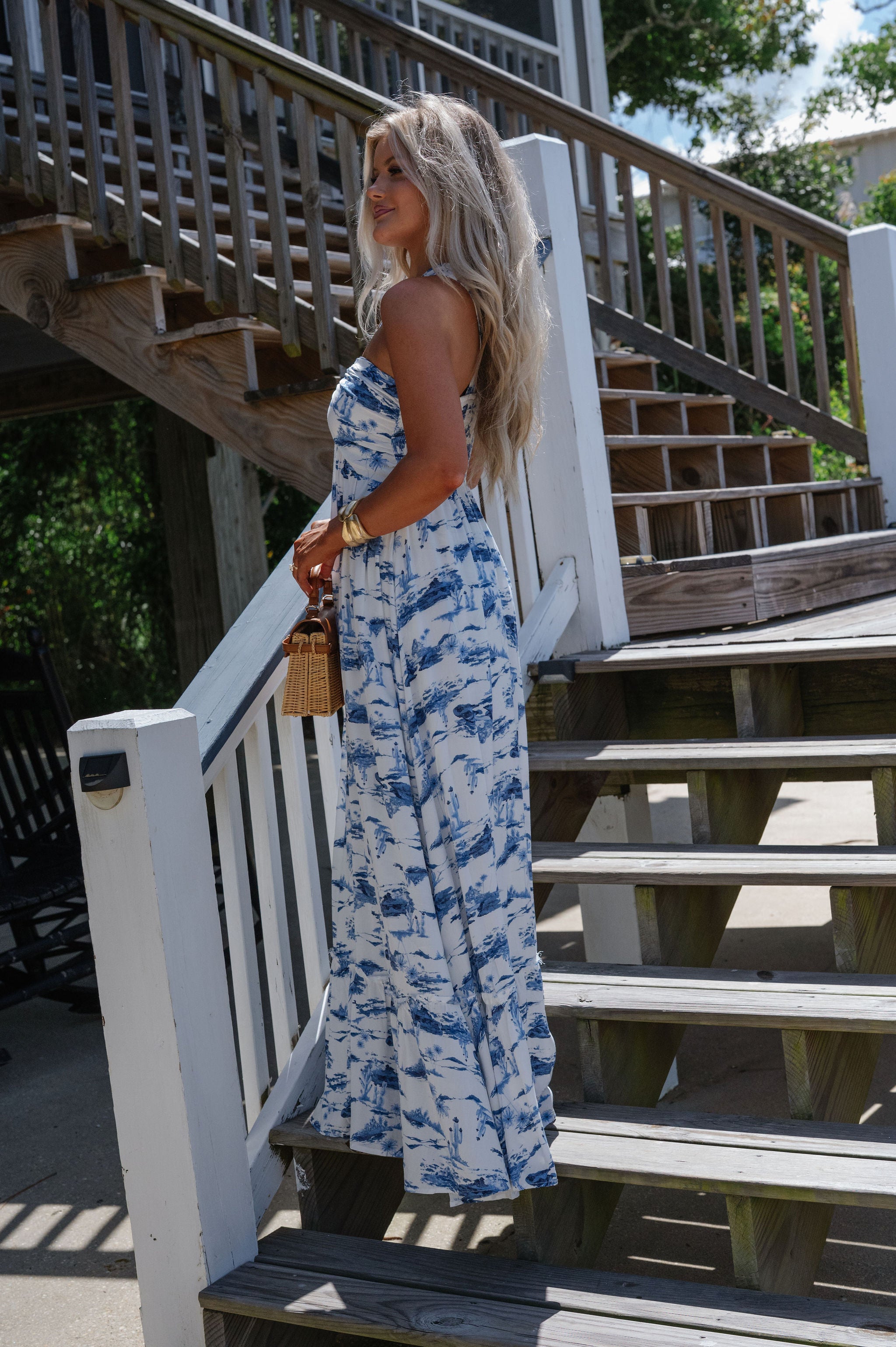 Scenic Halter Maxi Dress
