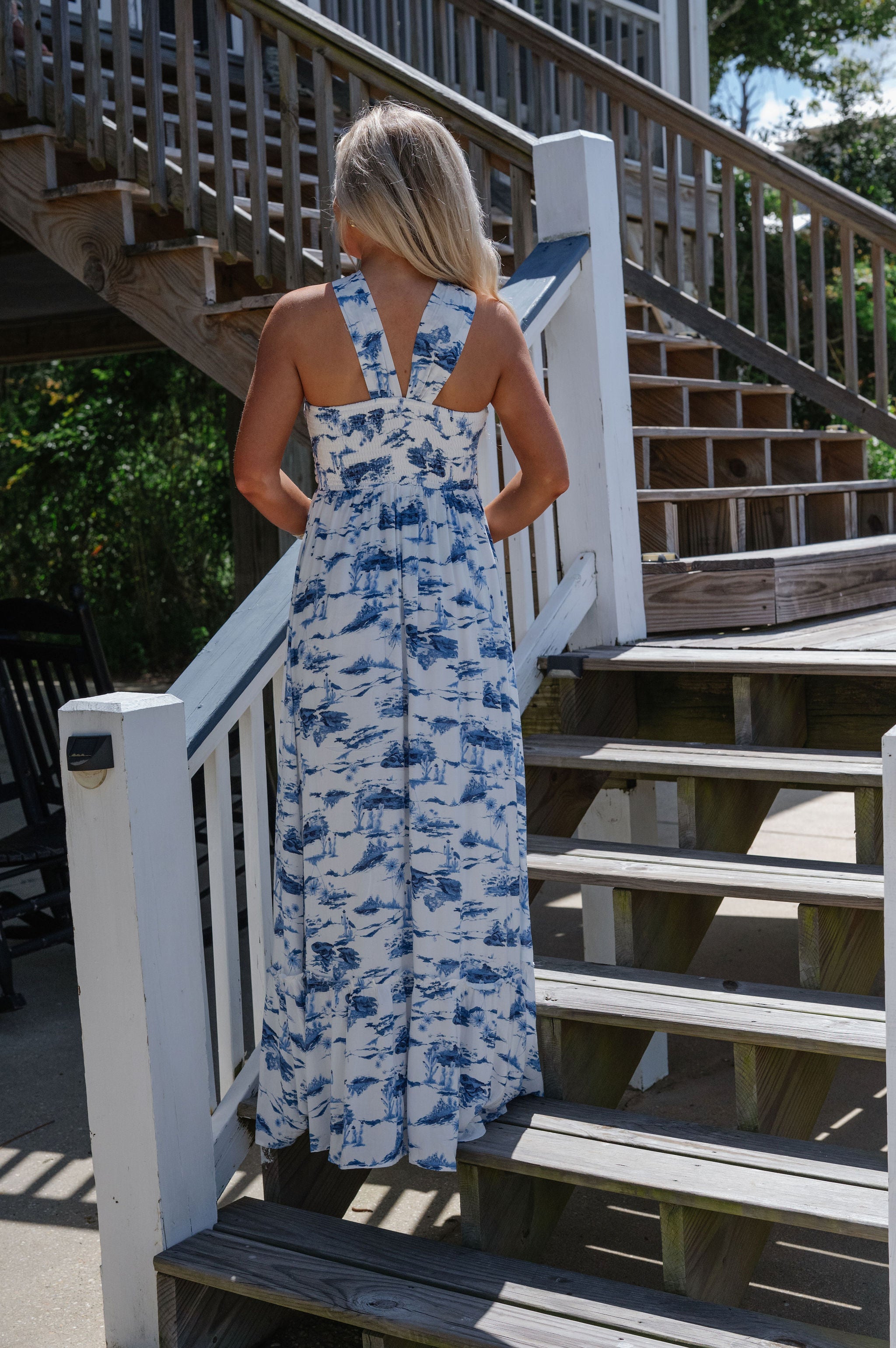 Scenic Halter Maxi Dress