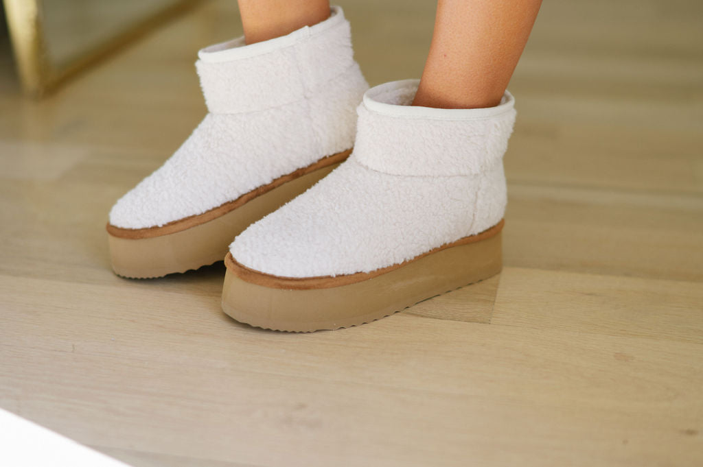 Crue Platform Boots-Natural