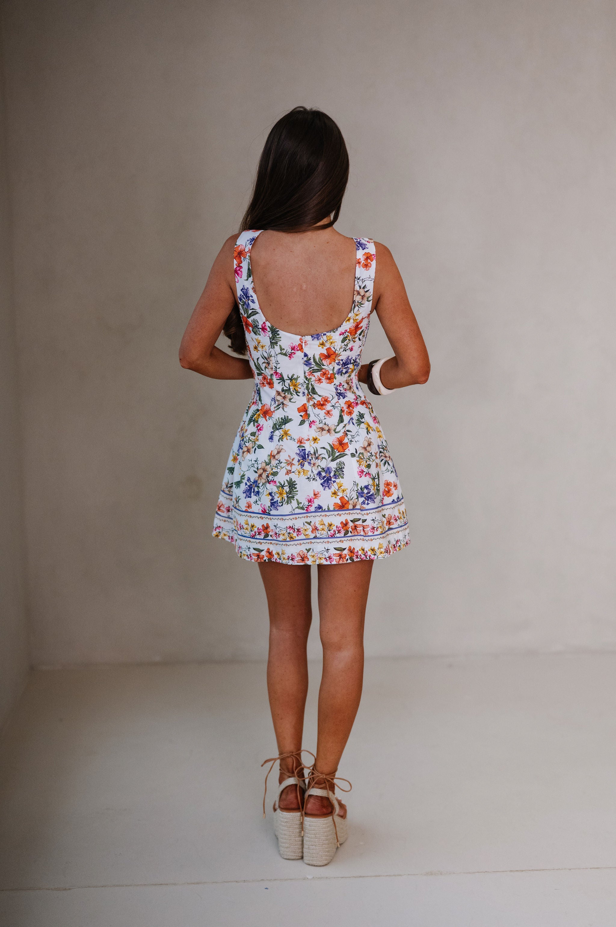 Hannah Mini Dress-Floral