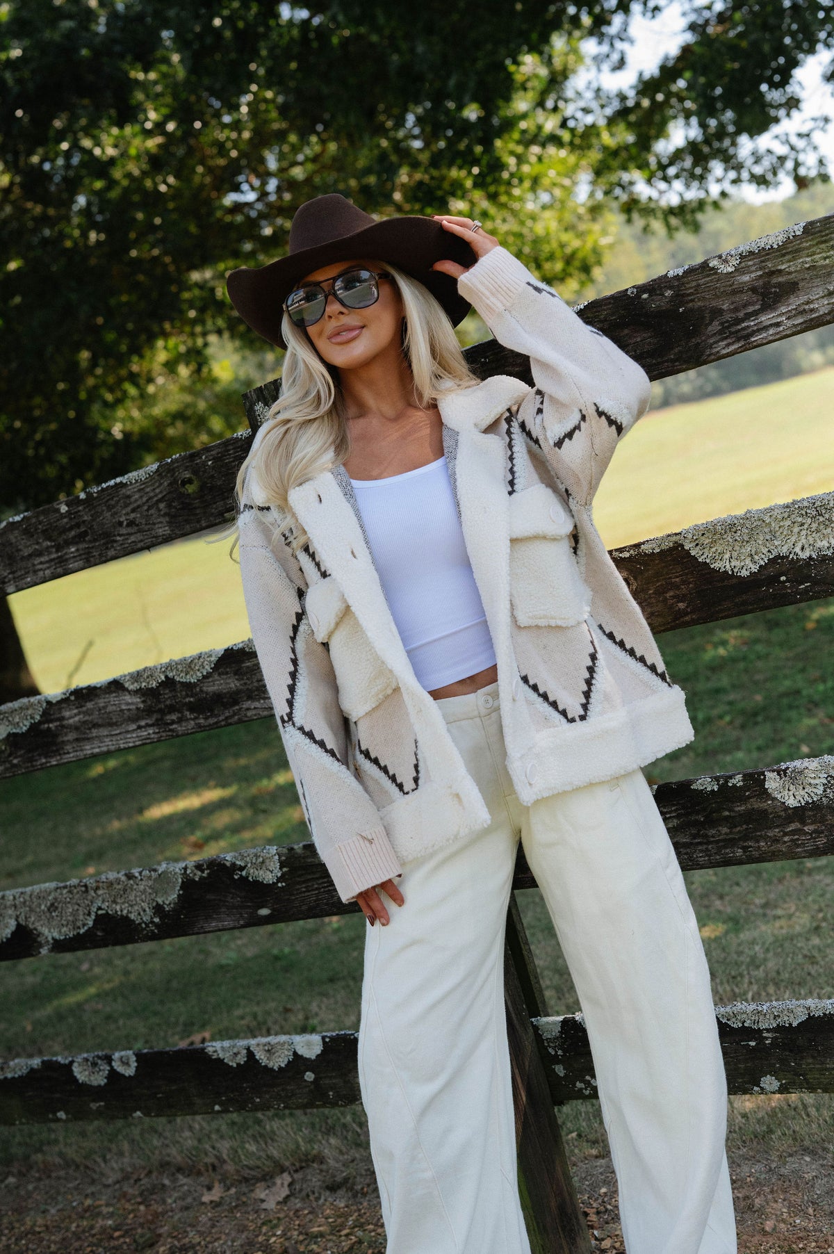 Riley Collared Jacket-Taupe