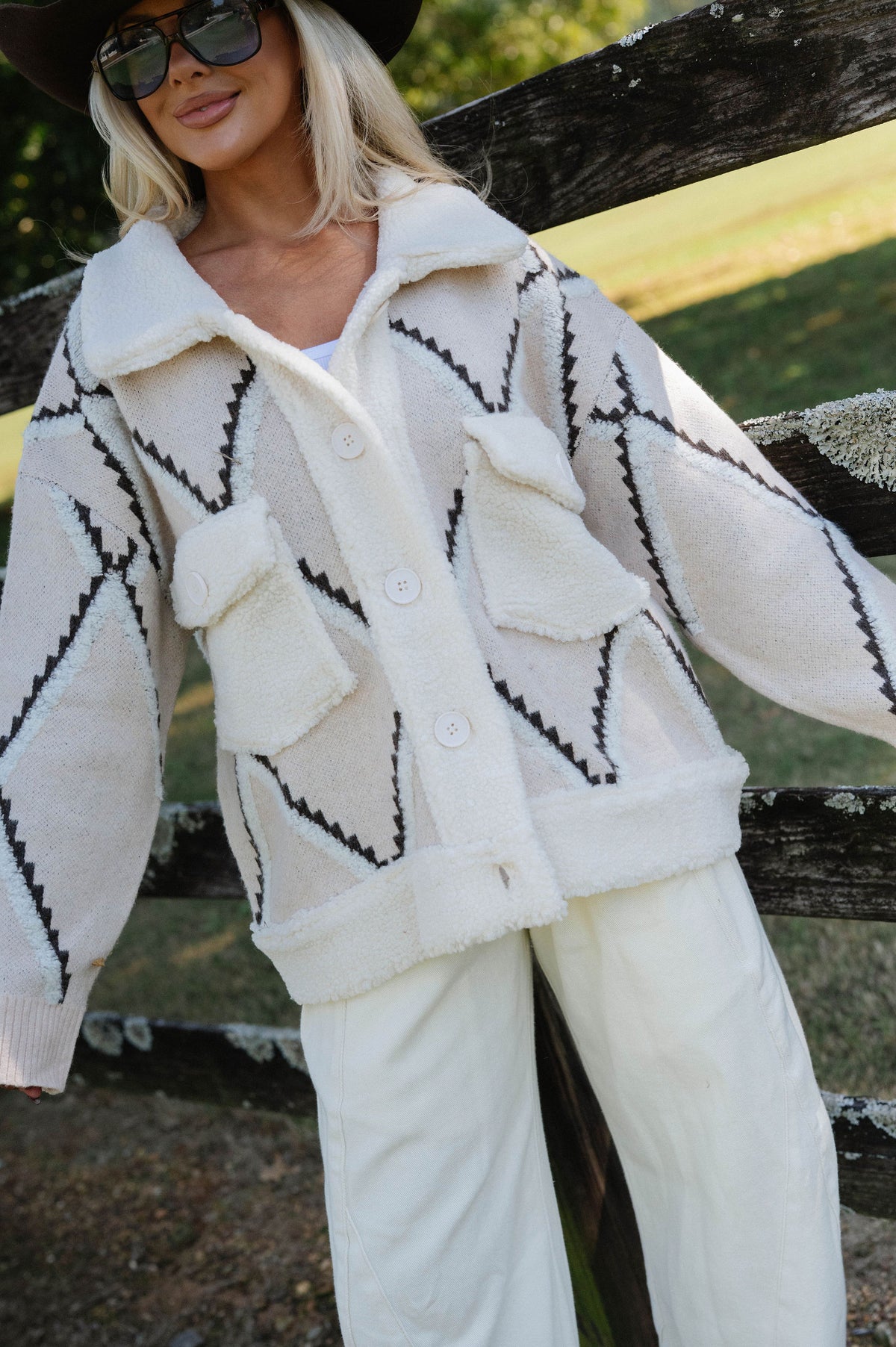 Riley Collared Jacket-Taupe