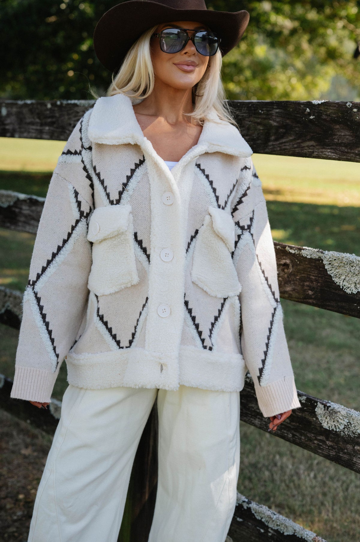 Riley Collared Jacket-Taupe