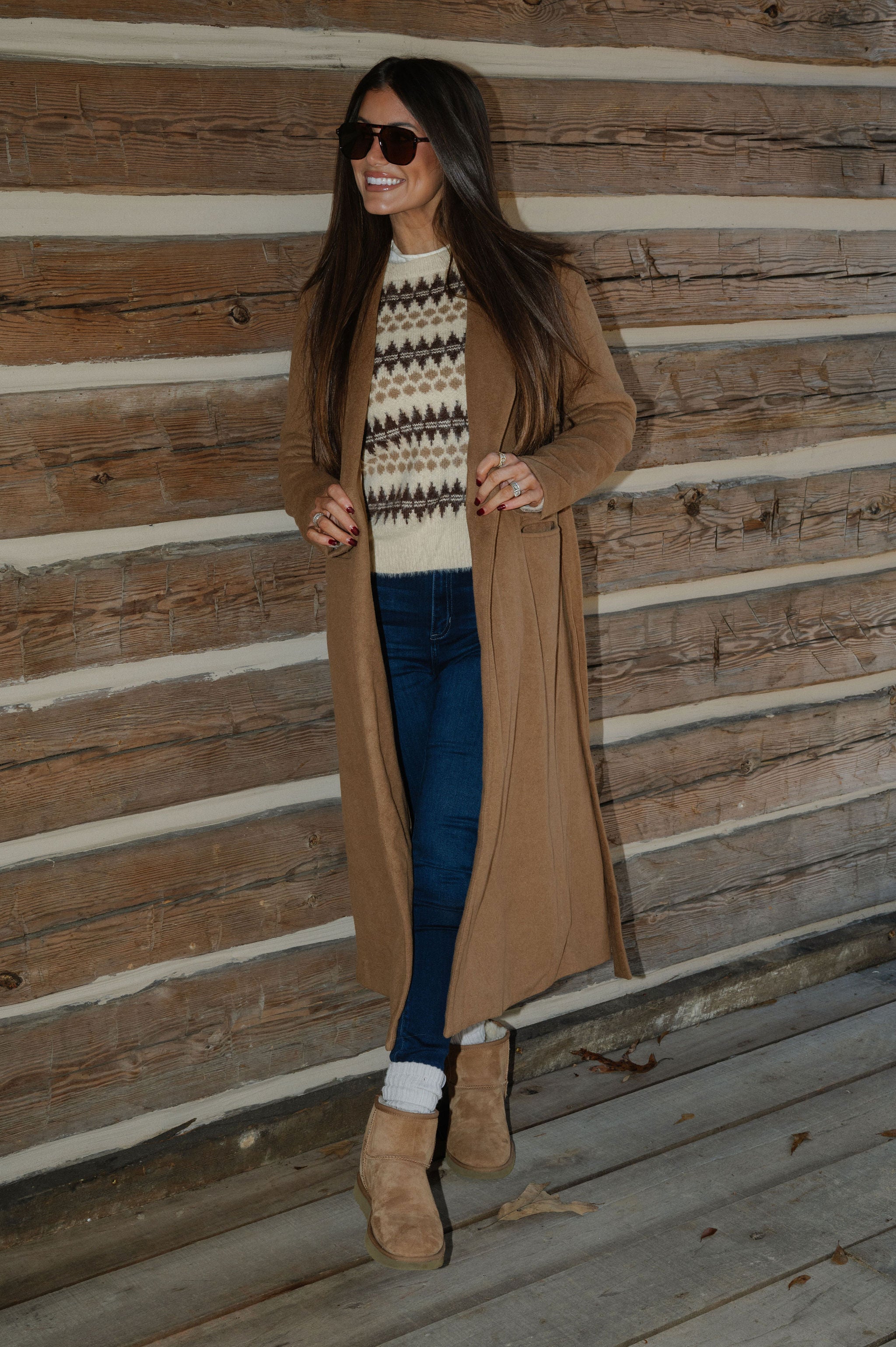 Rhodes Wool Coat-Caramel