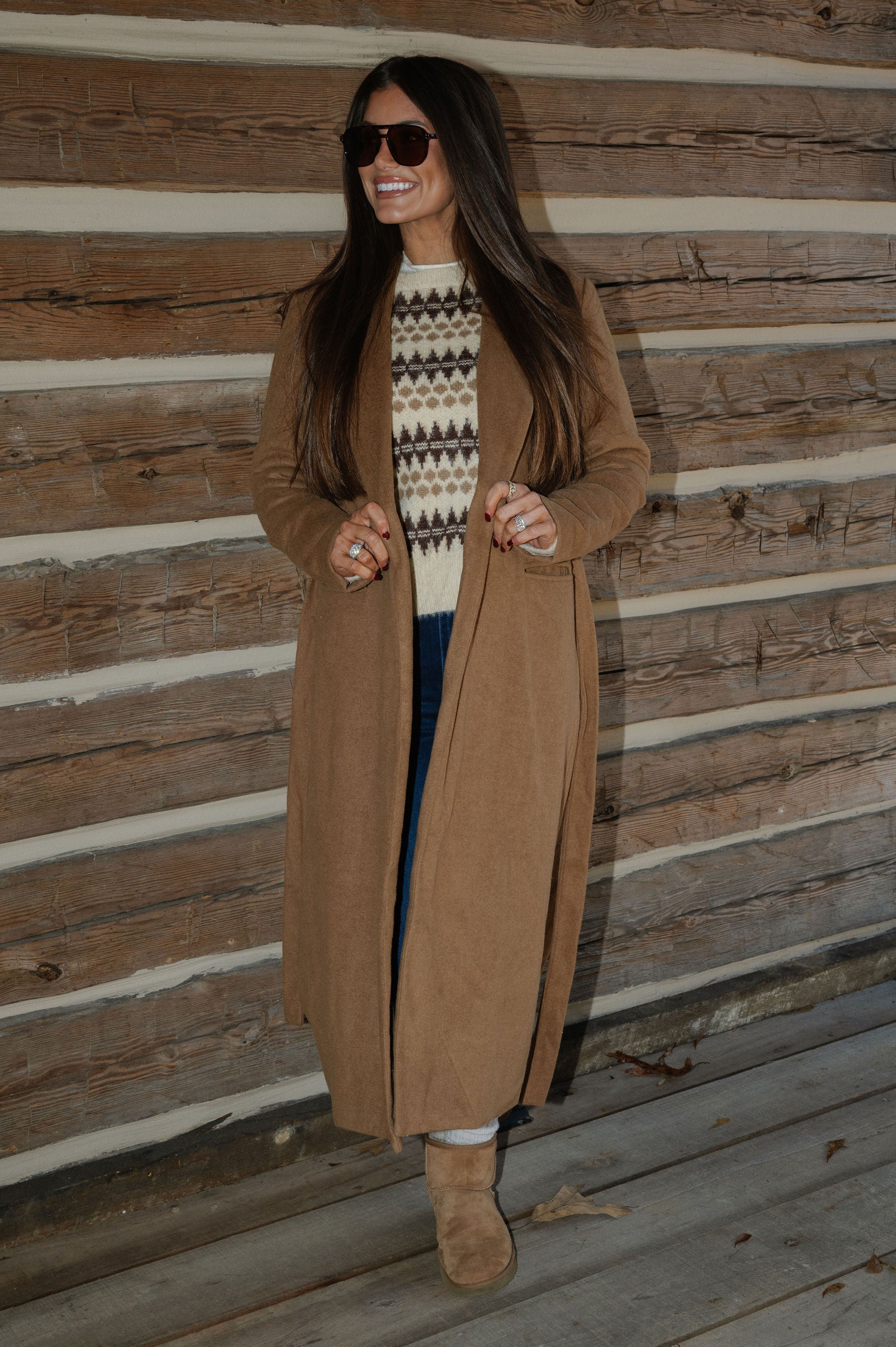 Rhodes Wool Coat-Caramel