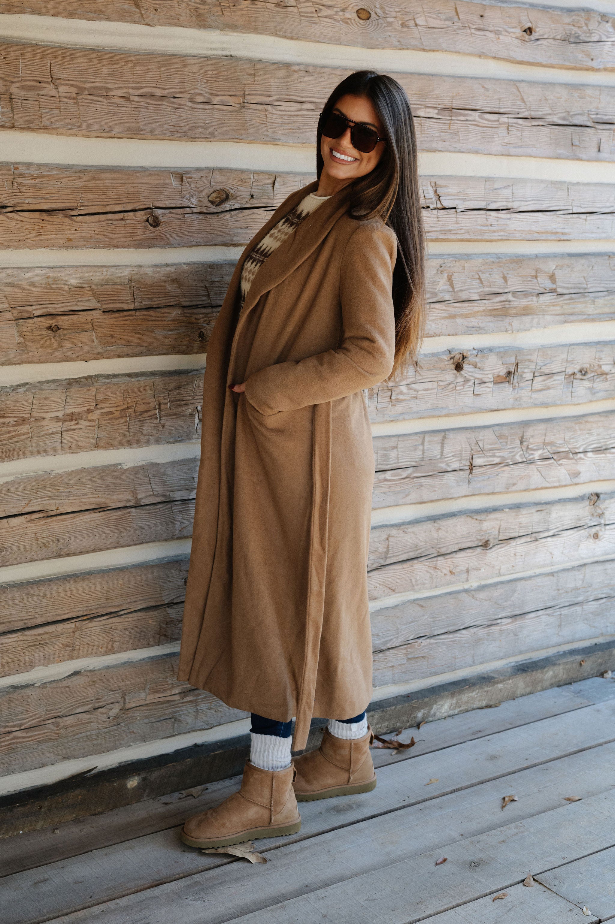 Rhodes Wool Coat-Caramel