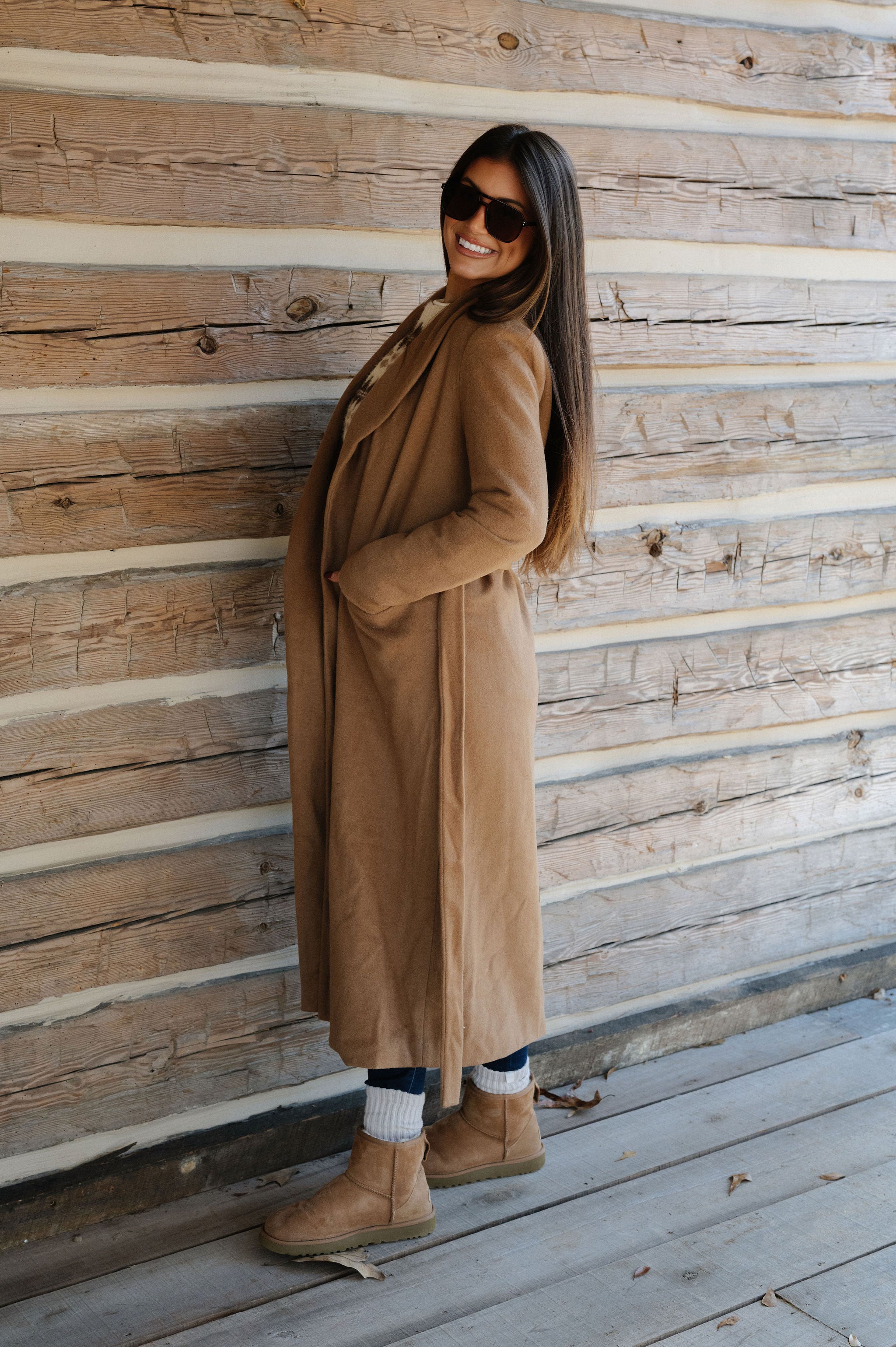 Rhodes Wool Coat-Caramel