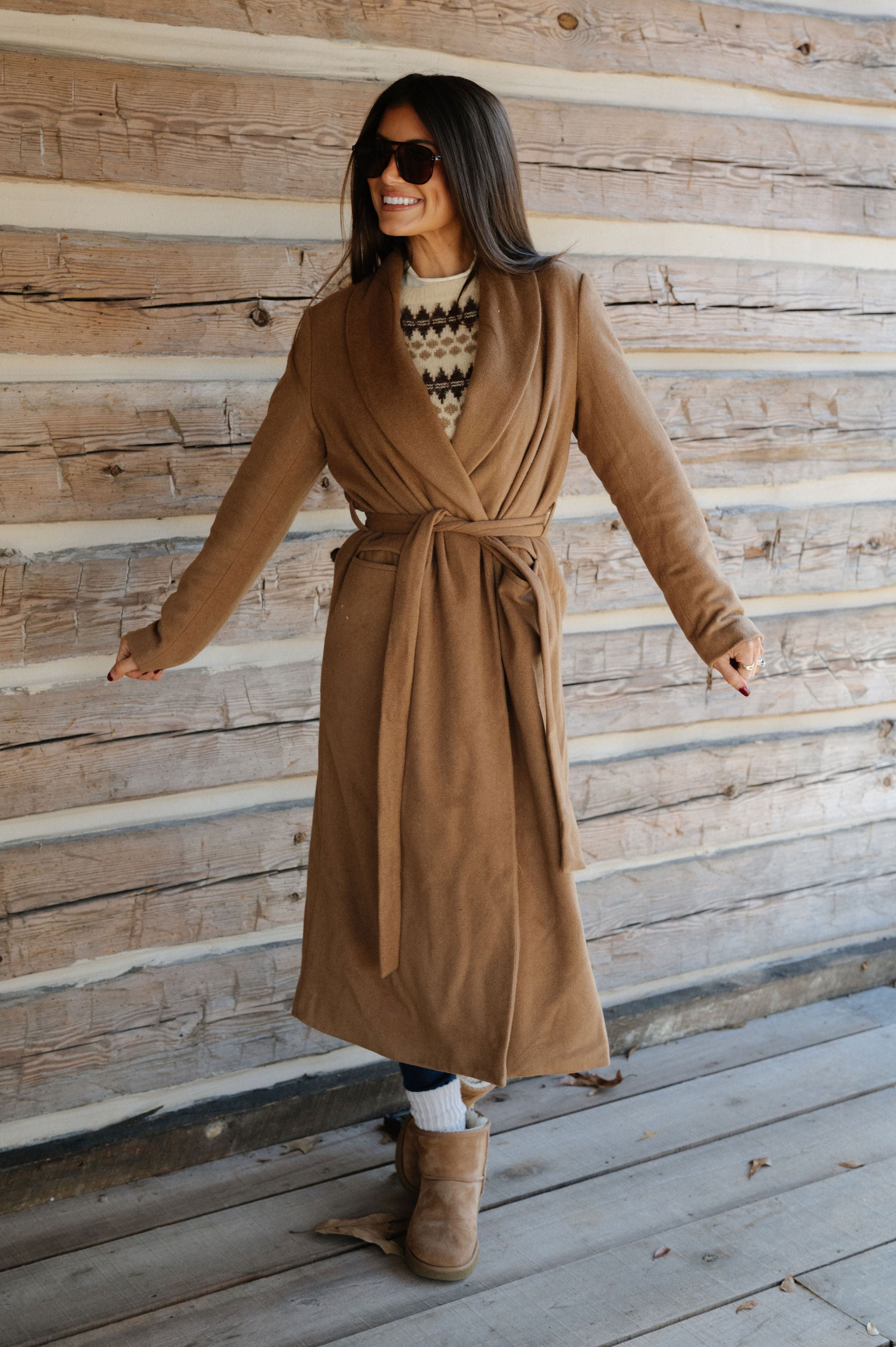 Rhodes Wool Coat-Caramel