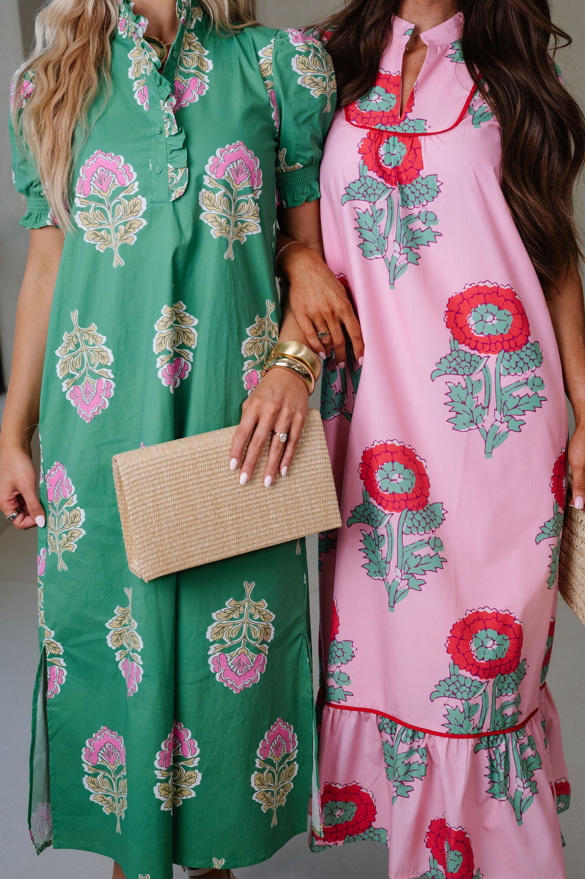 Eva Midi Dress-Green