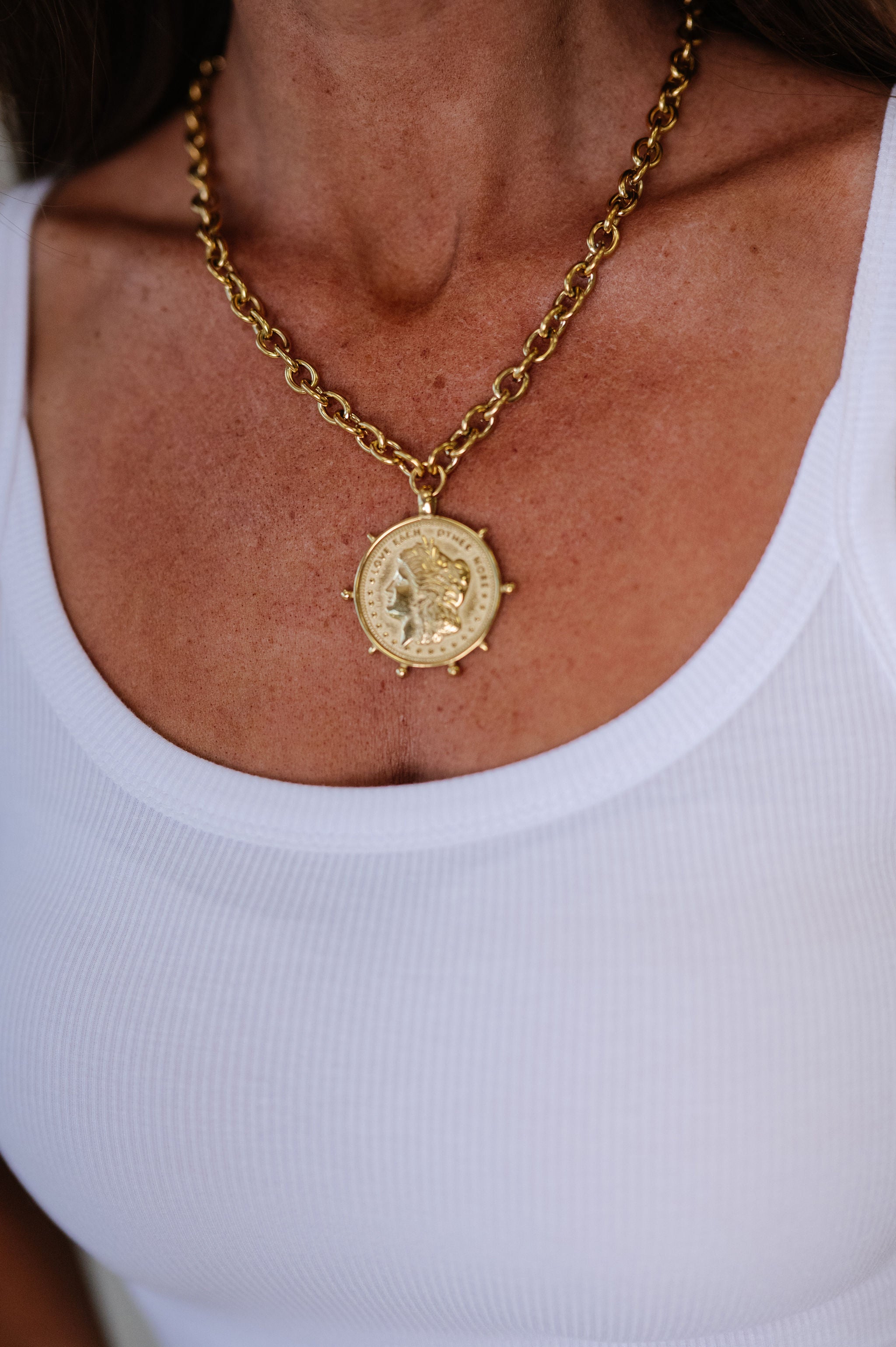 Gold Coin Necklace