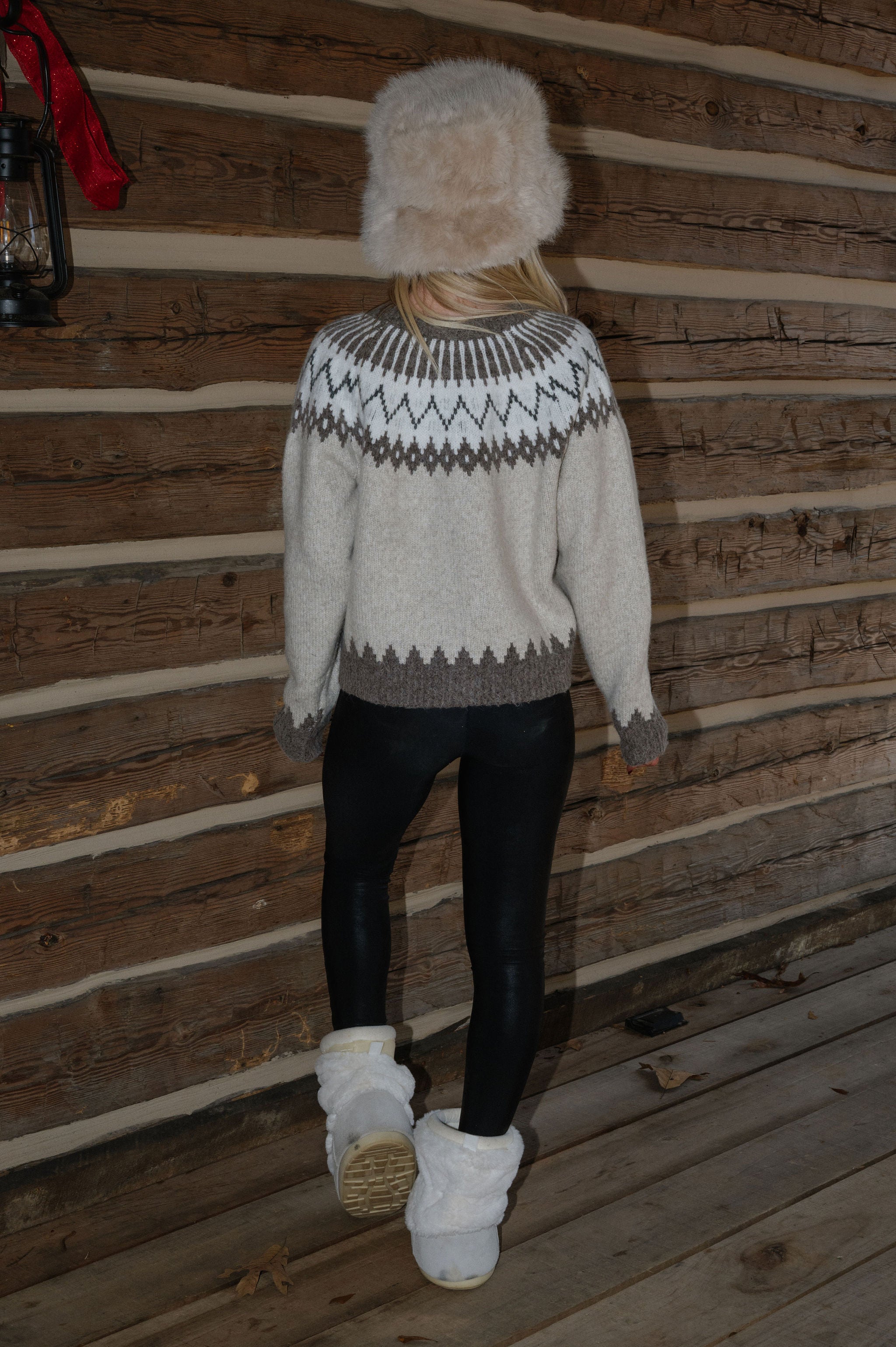 Rutherford Cardigan-Taupe Multi