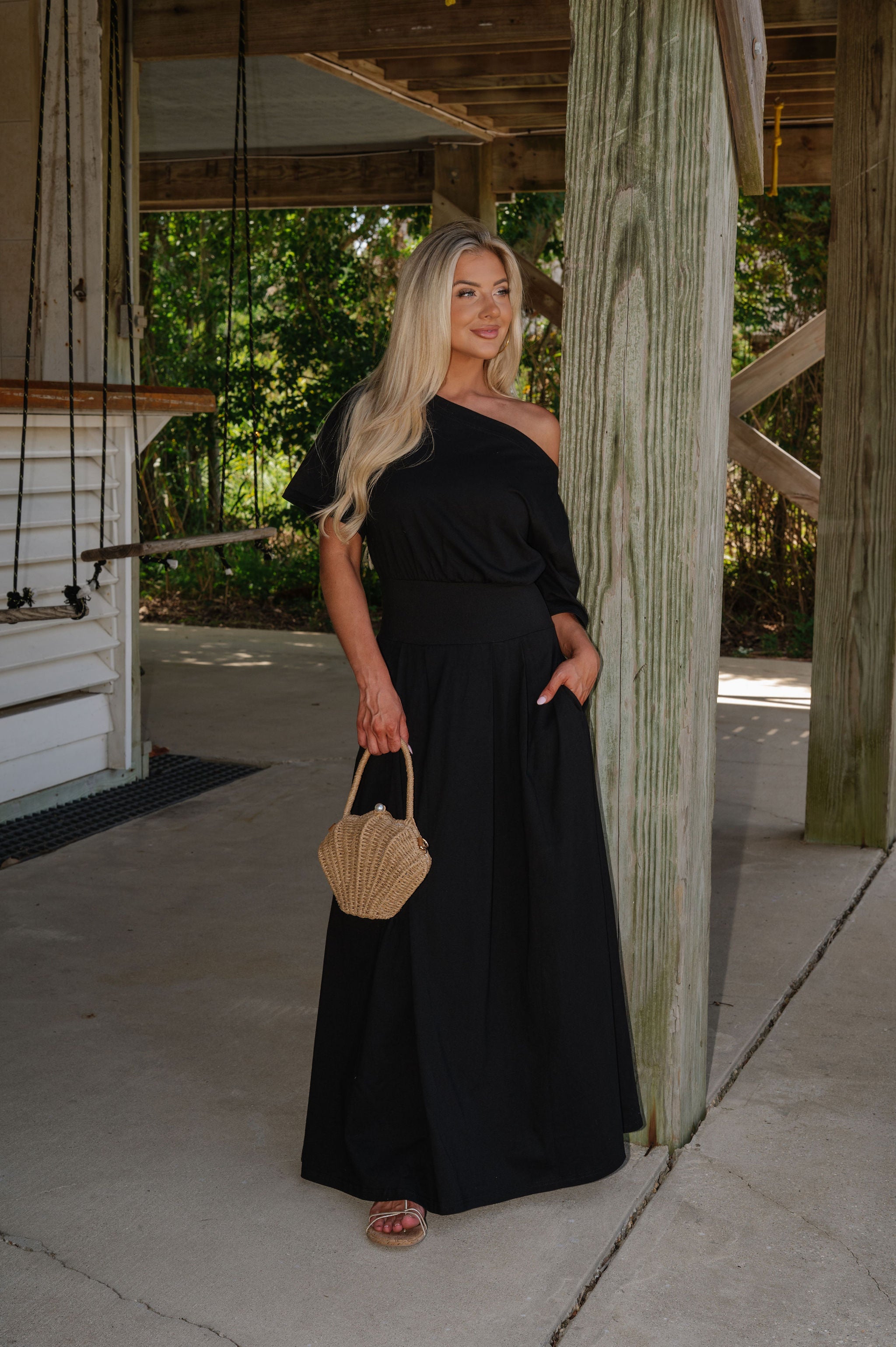 Sierra Maxi Dress-Black