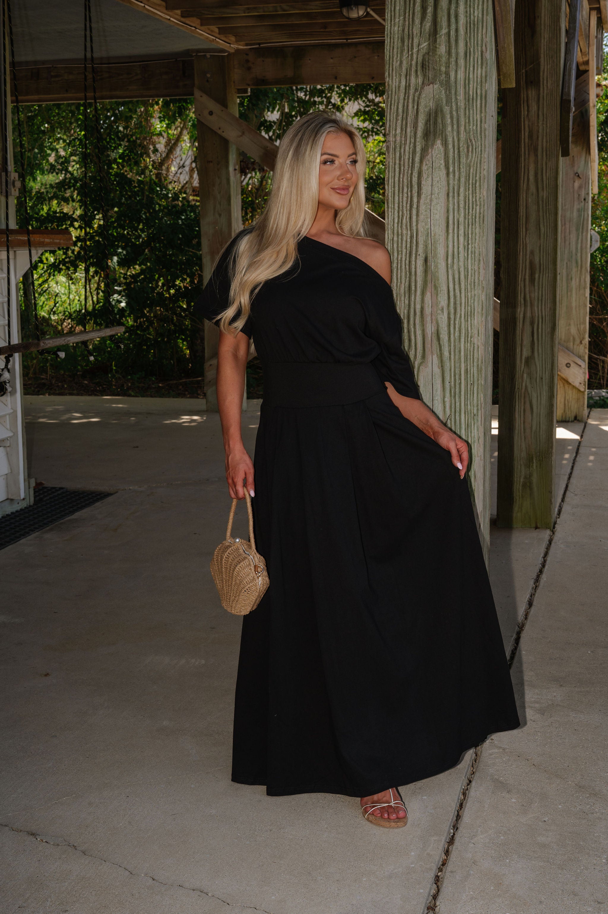 Sierra Maxi Dress-Black