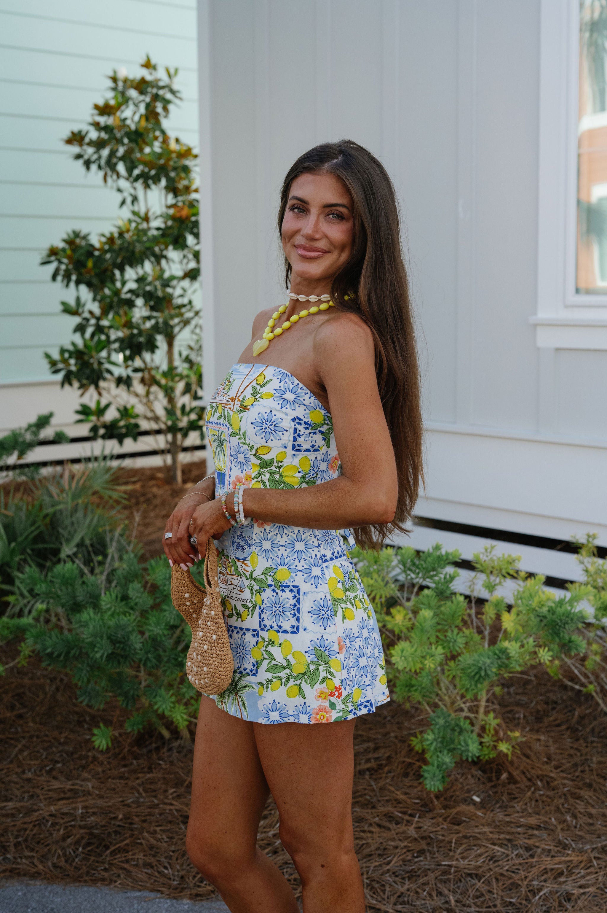 Breezy Mini Dress-Resort Blue// PETITE