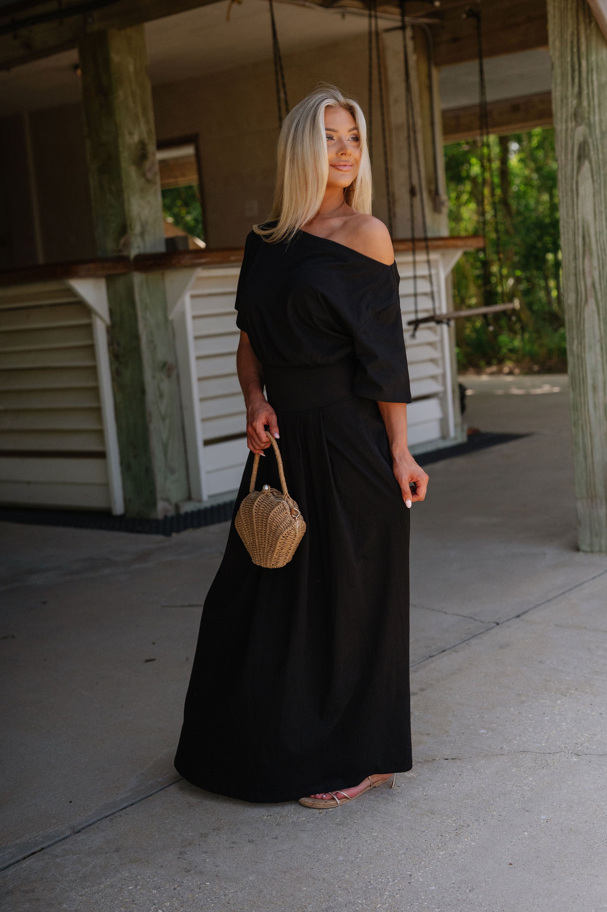 Sierra Maxi Dress-Black