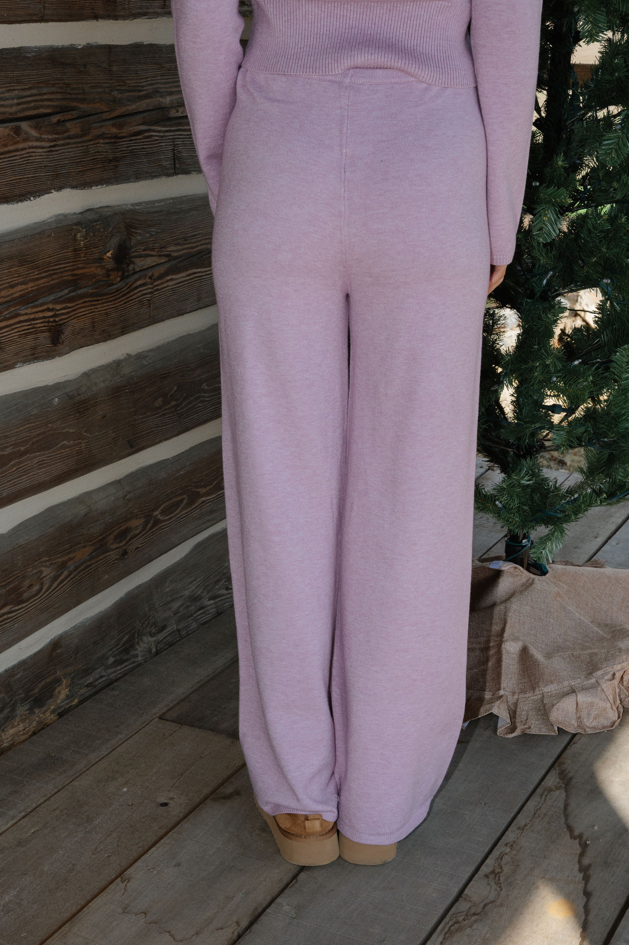 Kenny Pants Set-Light Mauve