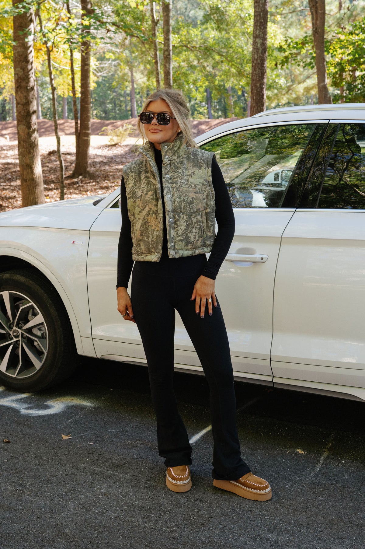 Brooke Camo Puffer Vest