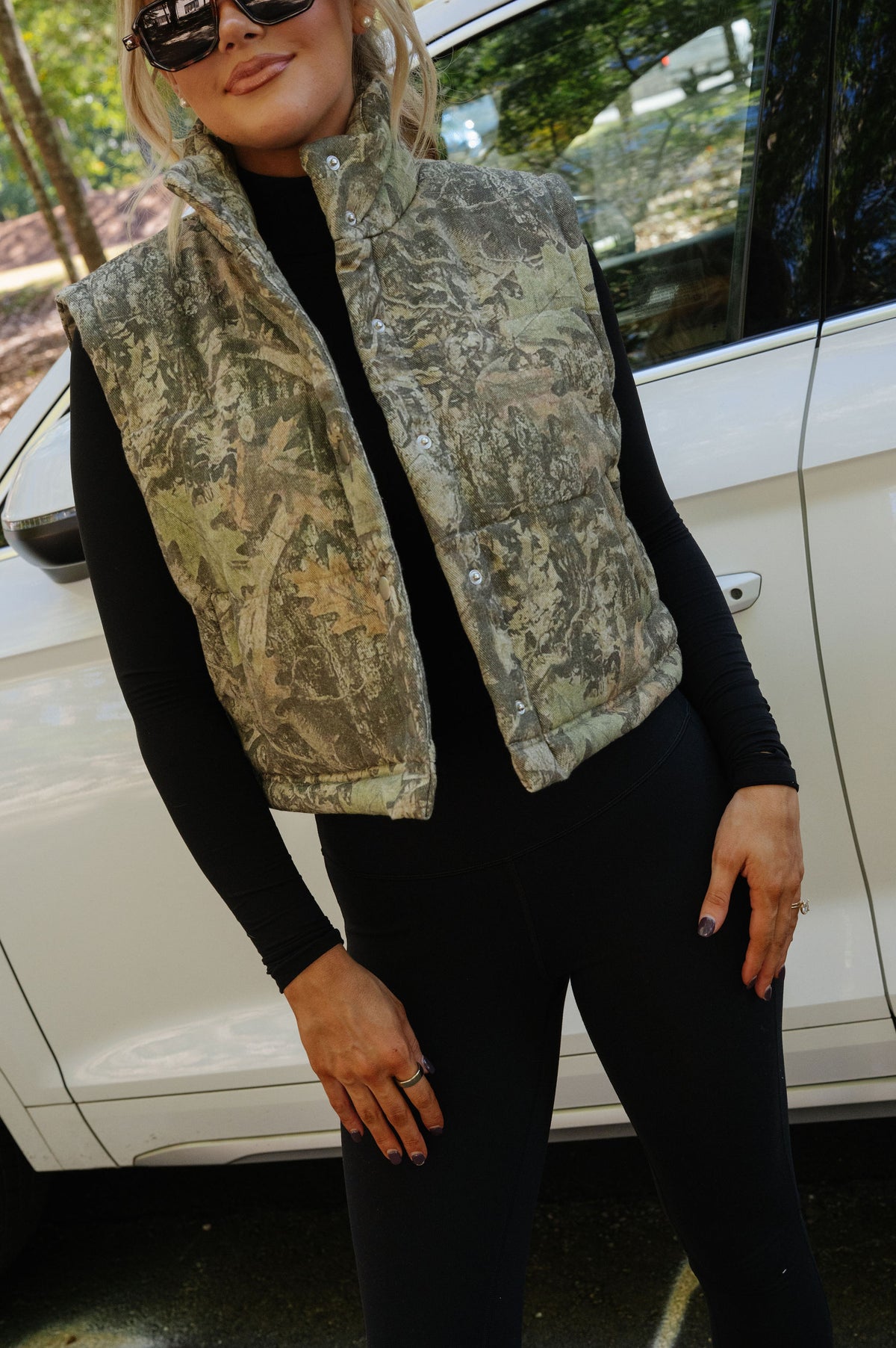 Brooke Camo Puffer Vest