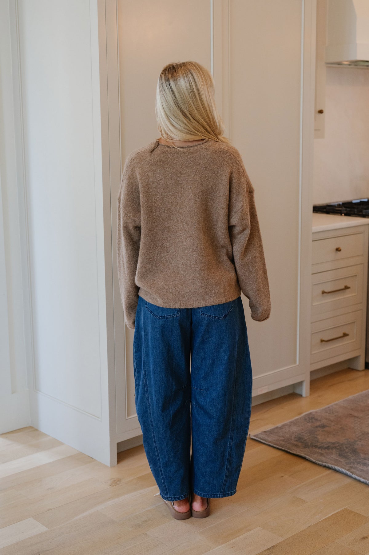 Jackson Henley Sweater-Mocha