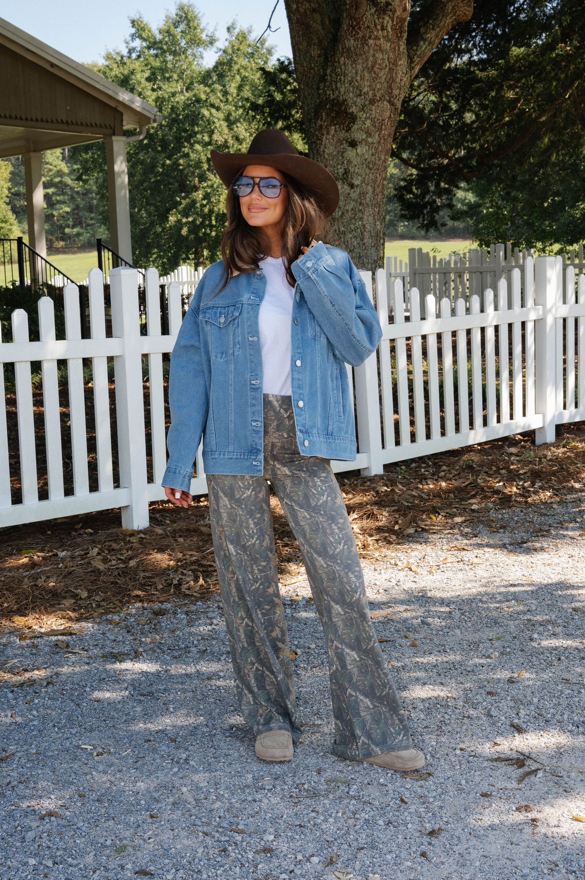 Dallas Camo Wide Leg Pant