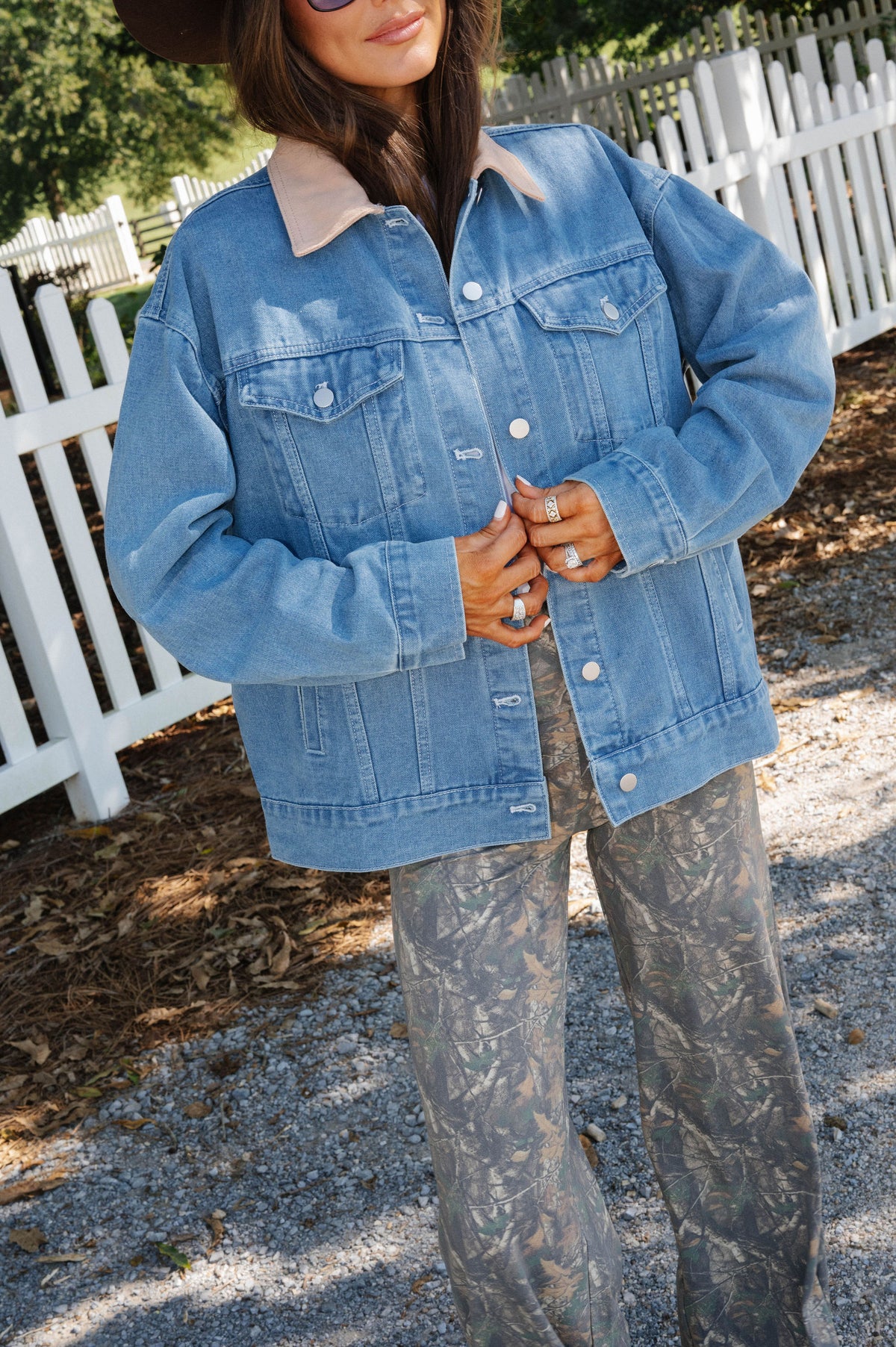 American Flag Denim Jacket