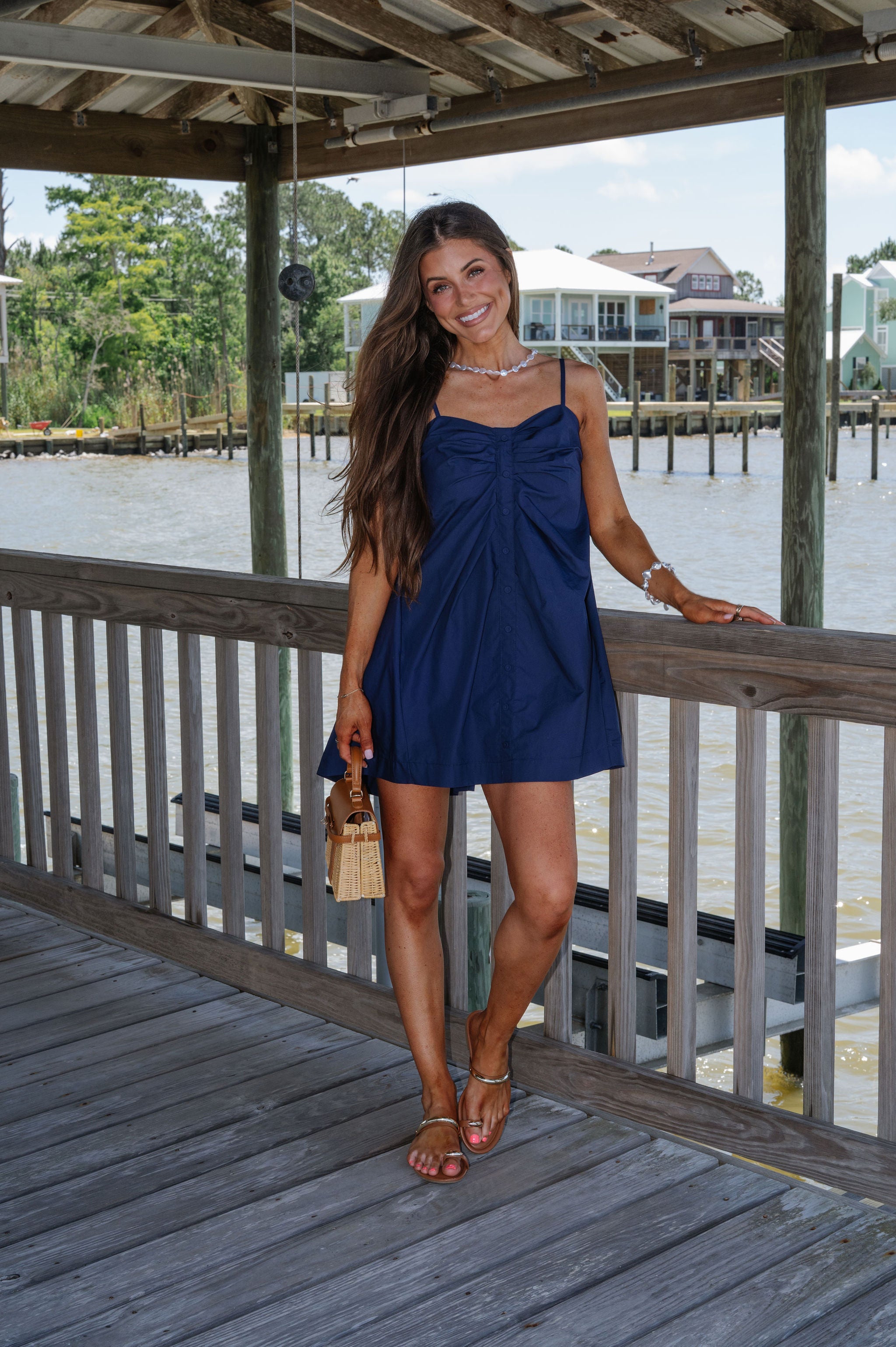 navy ruched mini dress Women's Plus Navy Chiffon Drape Ruched Detail Mini Dress