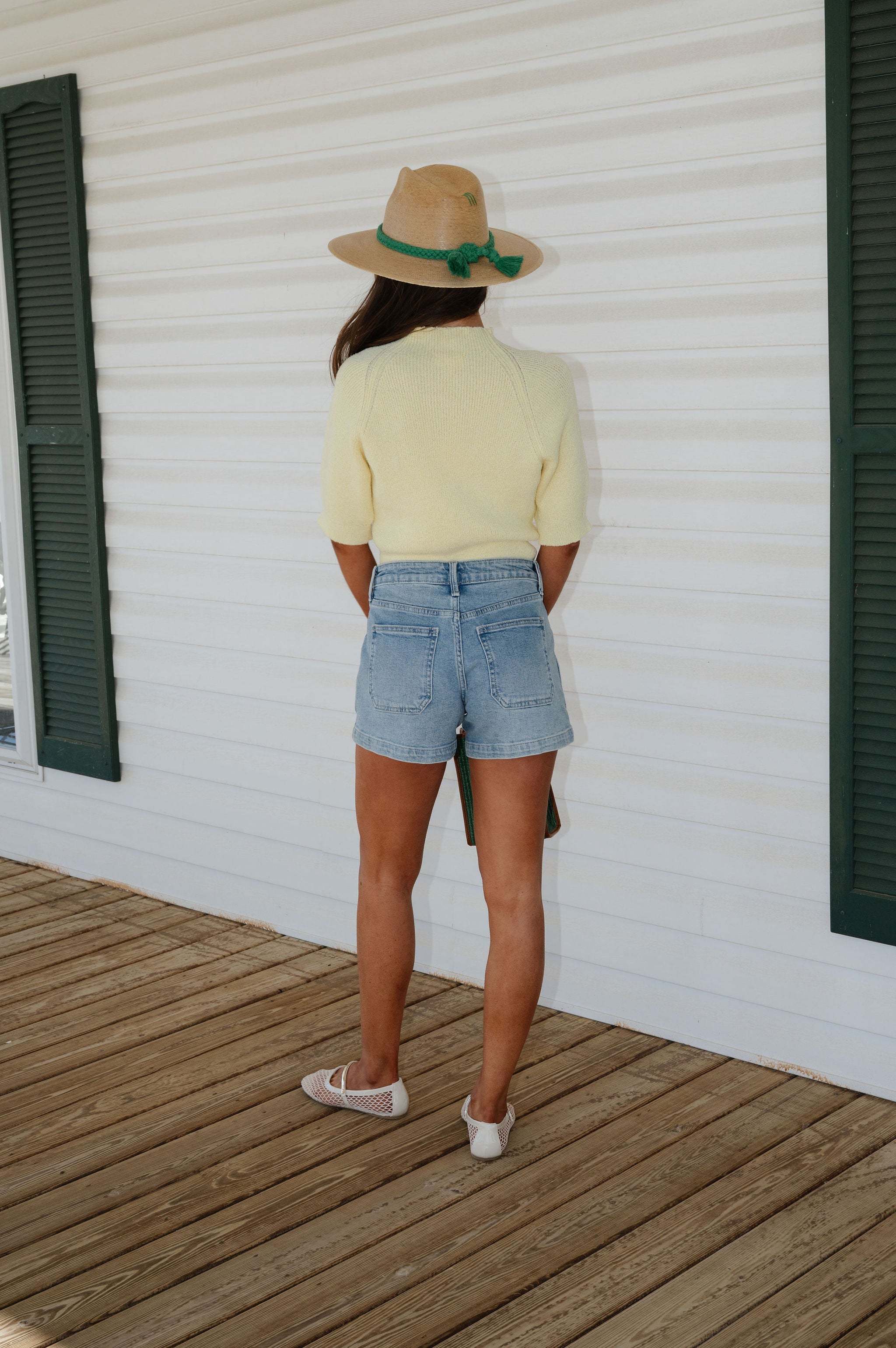 Honey Knit Top-Lemon