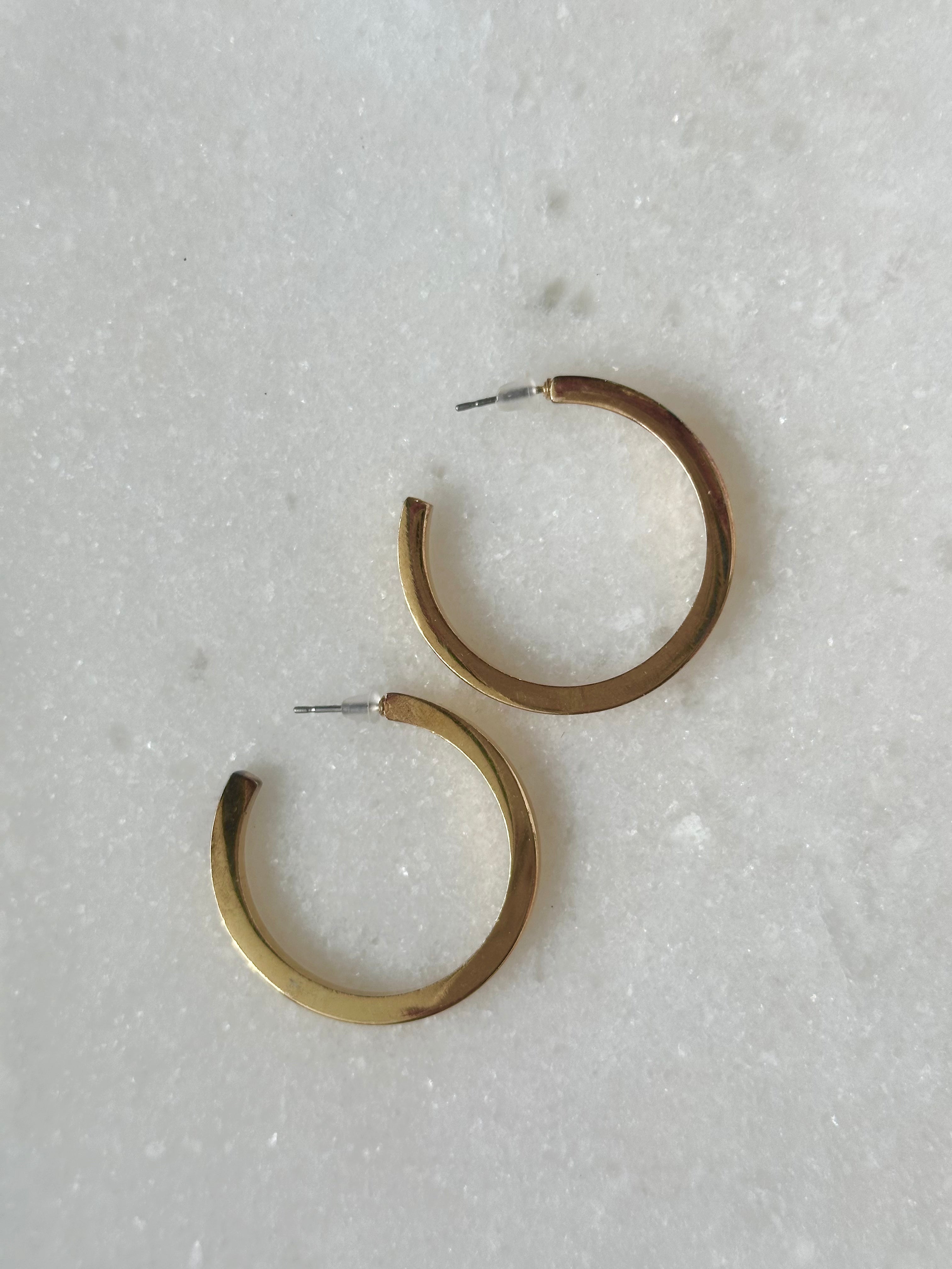 Plain Jane Gold Hoop