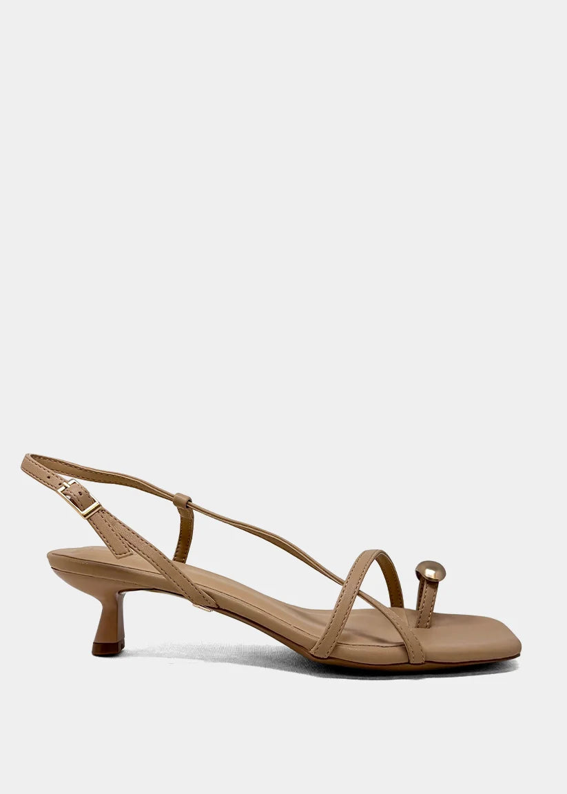 Harper Kitten Heel-Nude