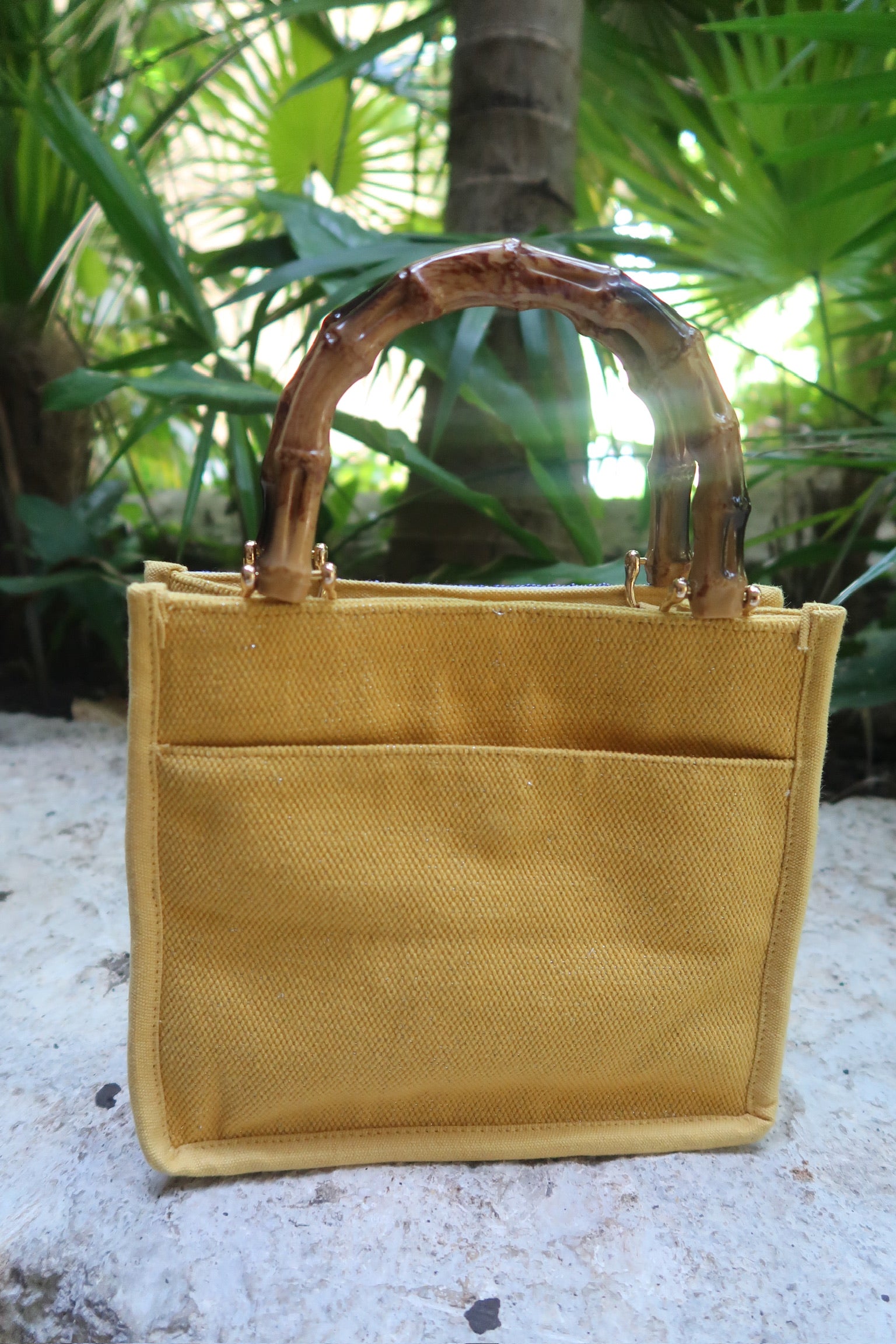 Mediterranean Sardine Hand-Beaded Mini Tote