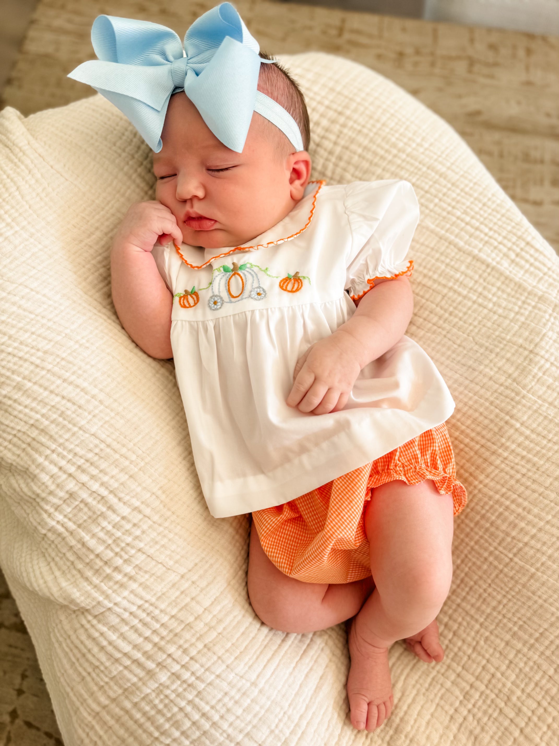 Poppy Pumpkin Diaper Set