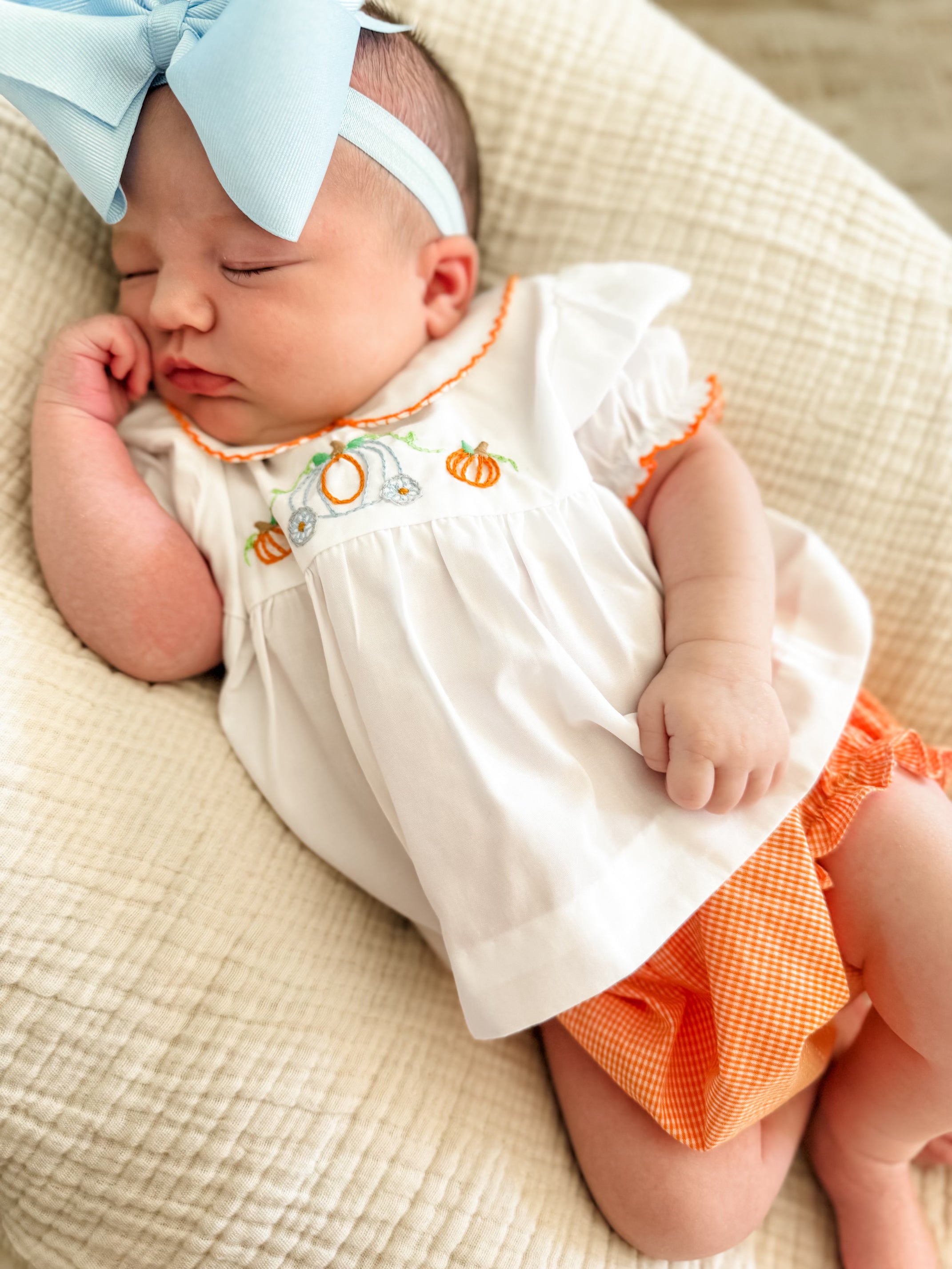 Poppy Pumpkin Diaper Set