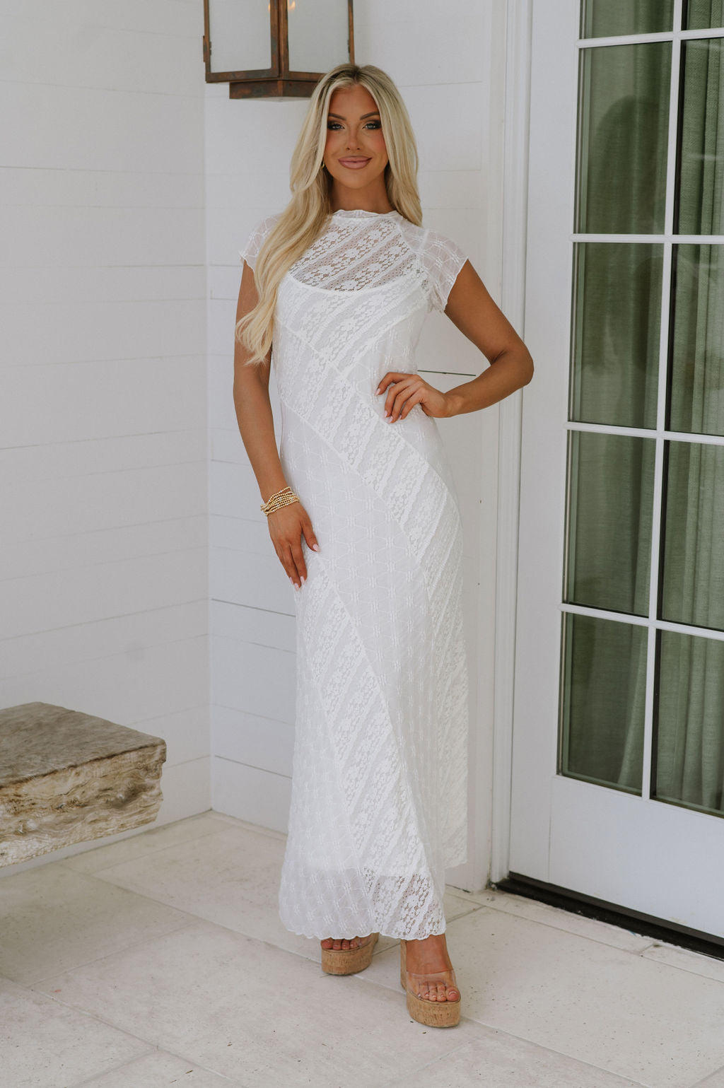 Everlee Lace Dress - Off White Everlee Lace Dress - Off White
