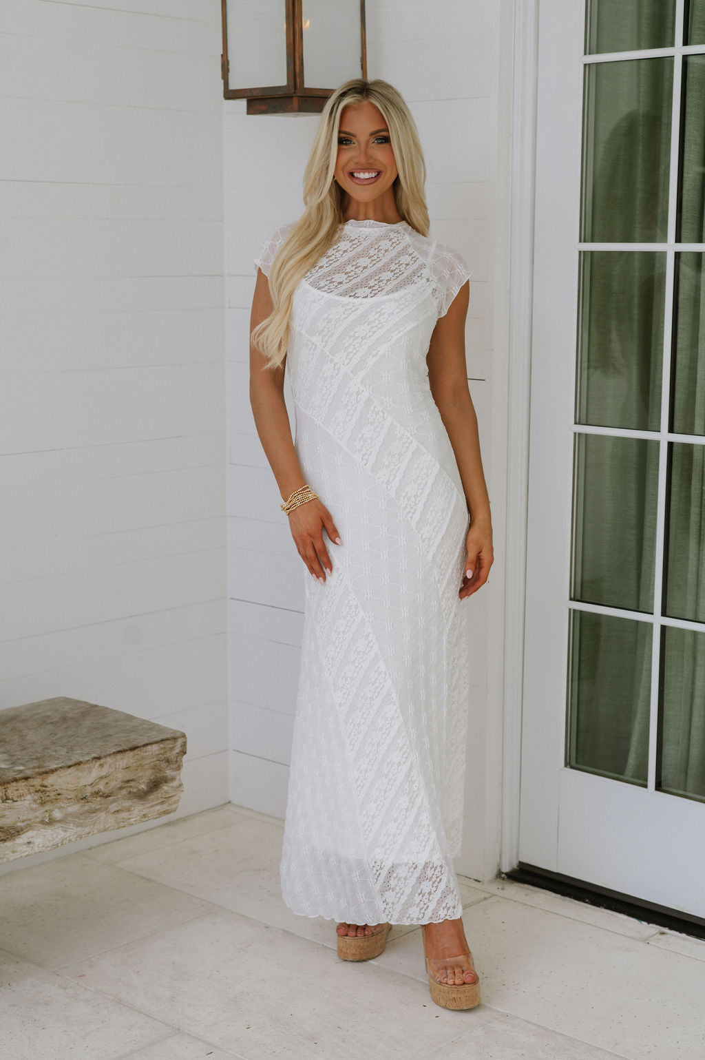 Everlee Lace Dress - Off White