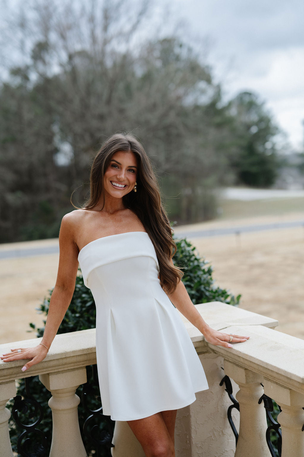 Lora Mini Dress- Off White