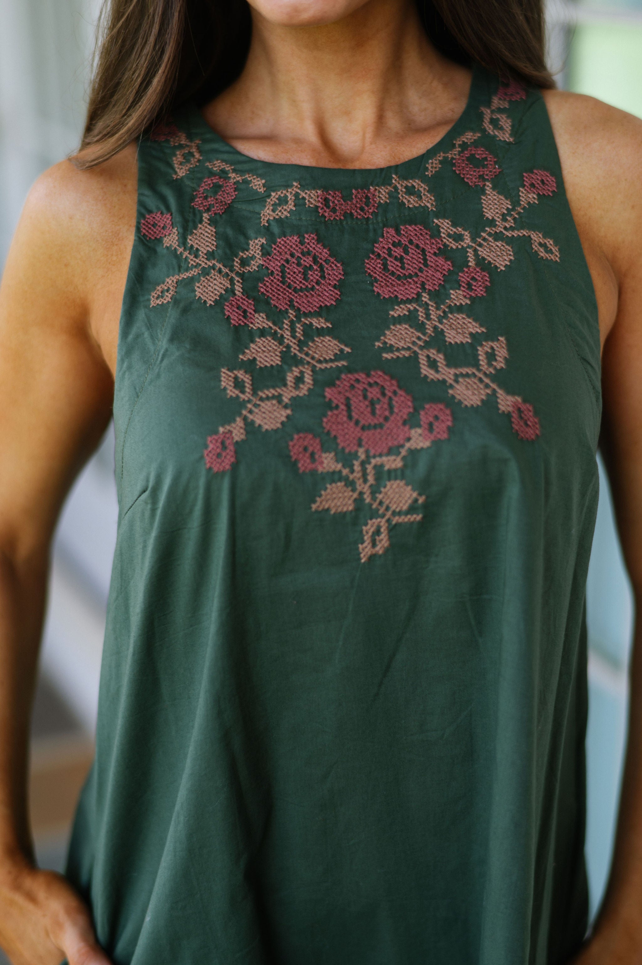 Lora Embroidered Dress