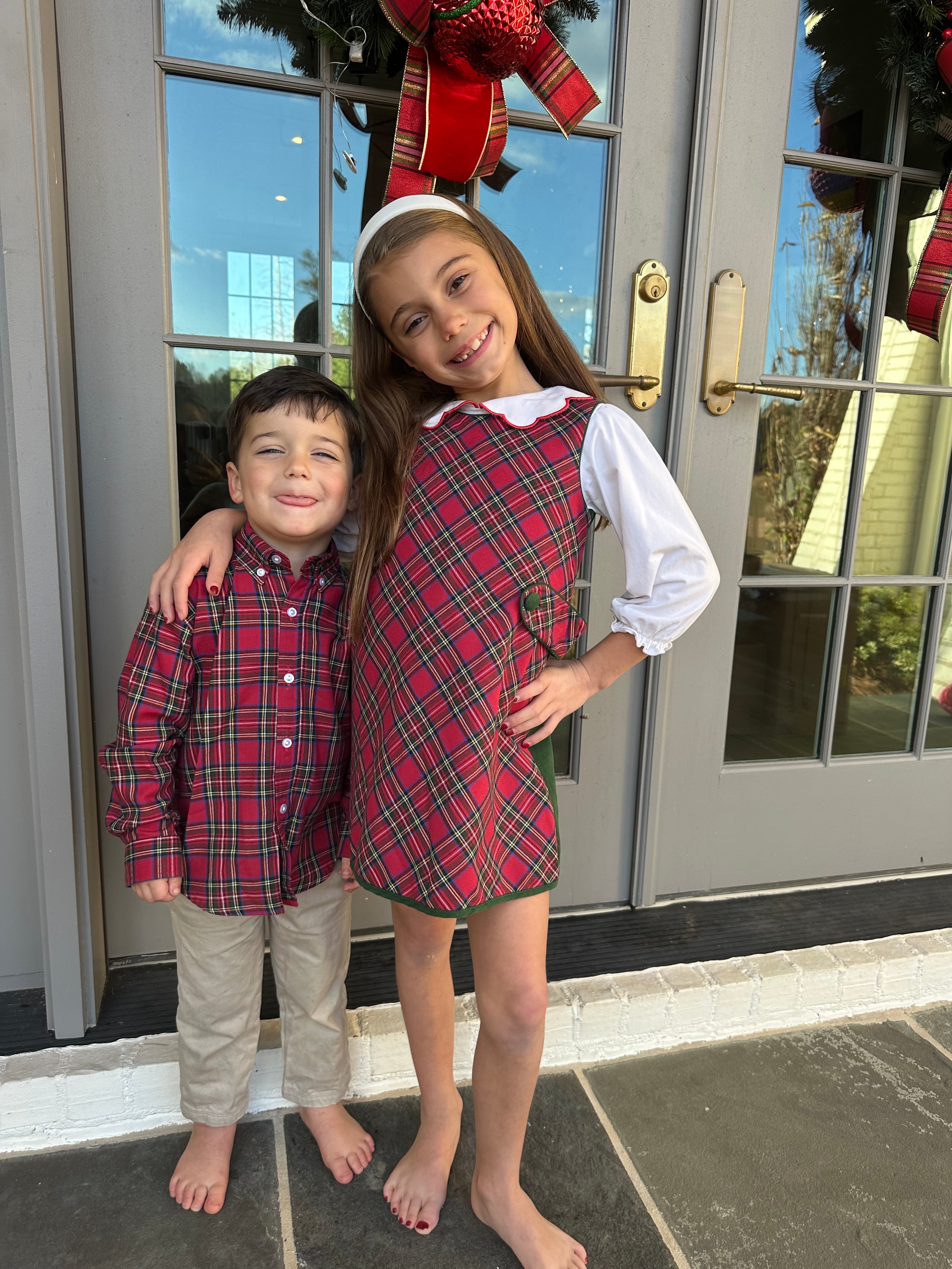 Christmas Plaid Jumper