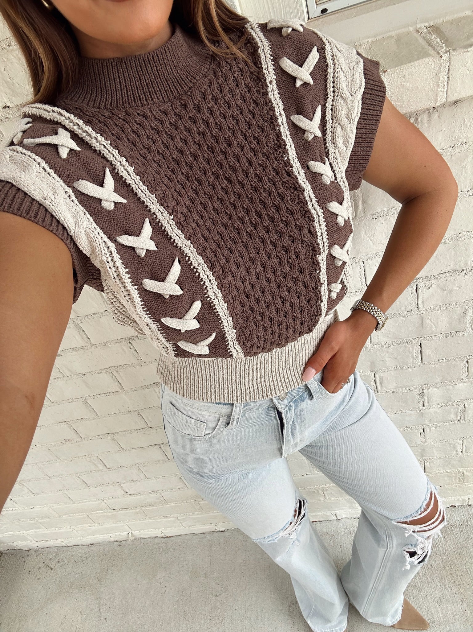 Theadore Cable Knit Sweater